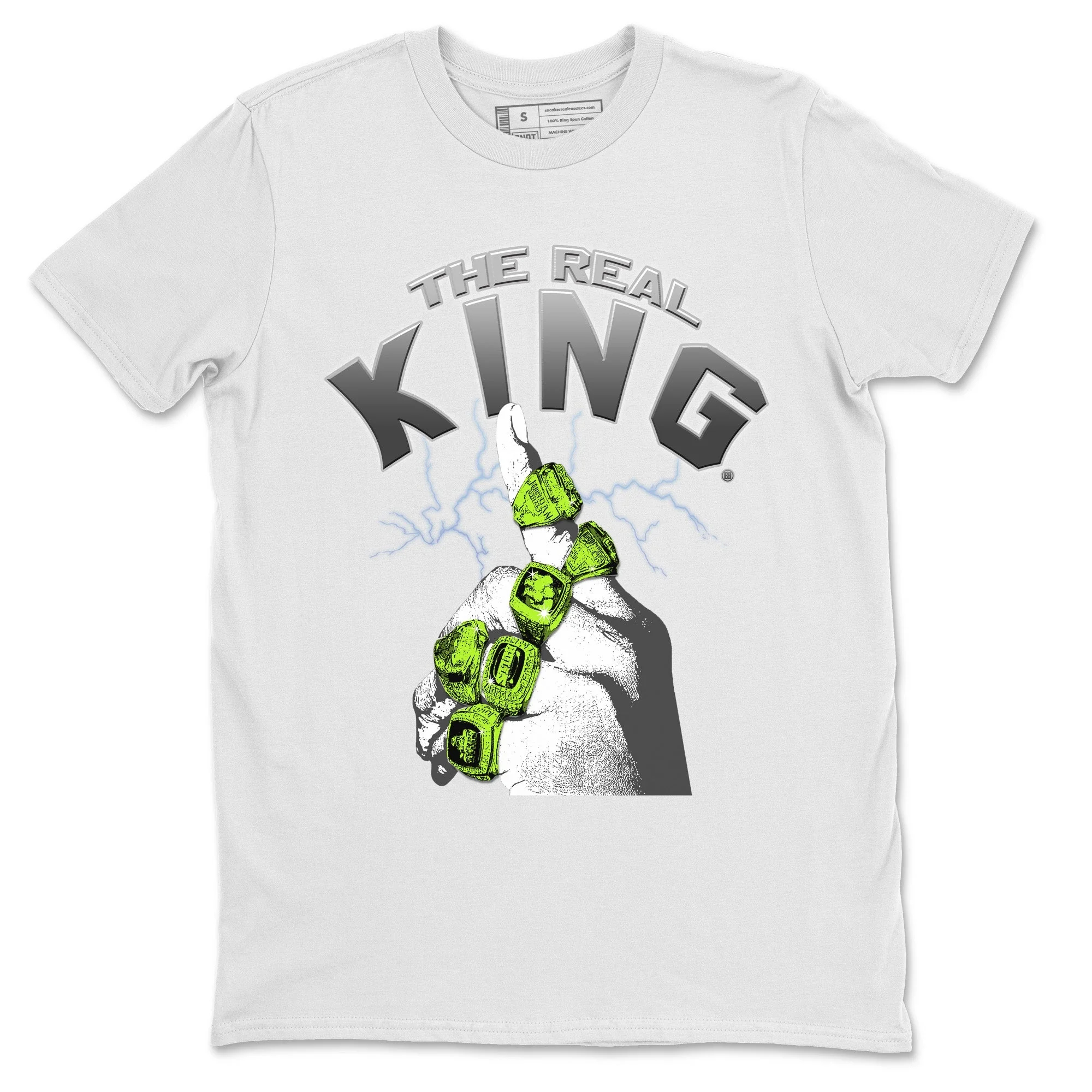 The Real King Unisex Tops - Air Jordan 5 Green Bean