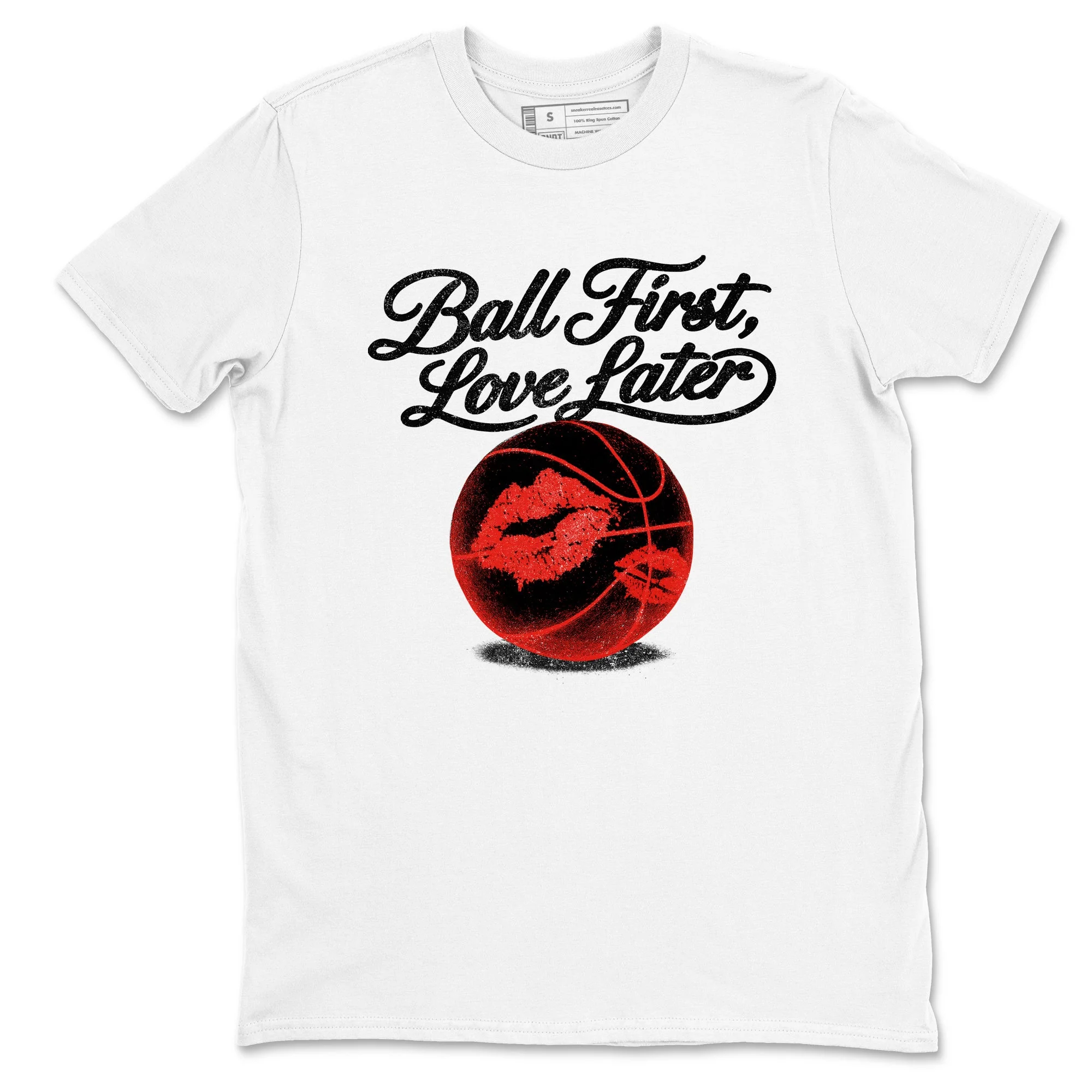 Ball First Kiss Later Sneaker Tees - Air Jordan 6 Reverse Infrared