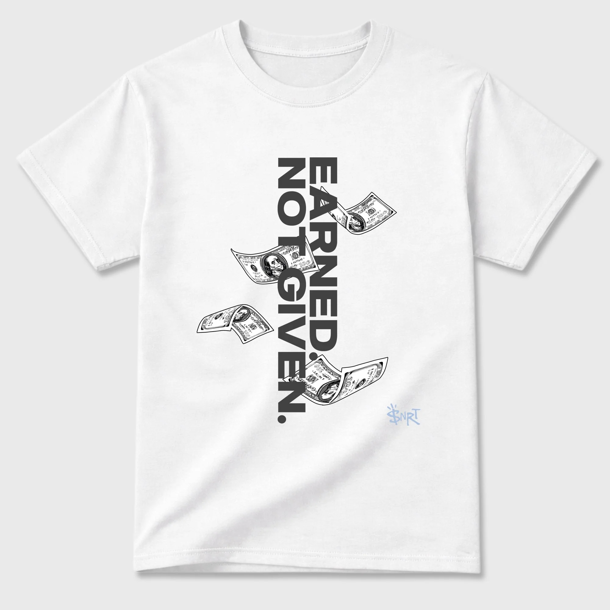 Earned Not Given Sneaker Tees - Air Jordan 5 Wolf Grey