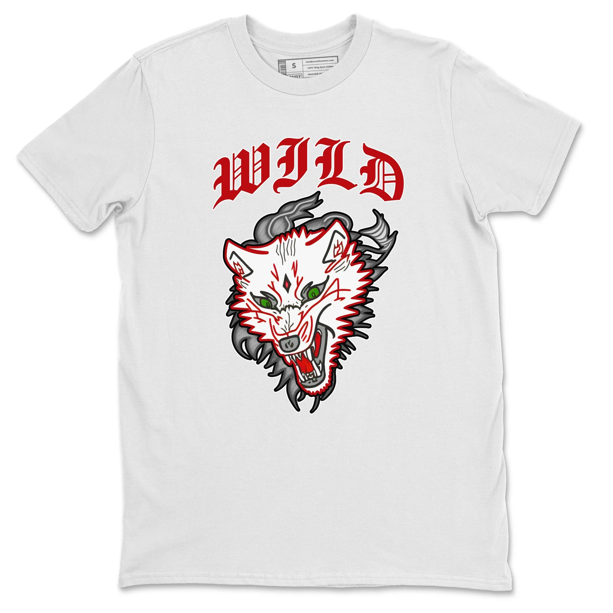 Wild Animal Unisex Tops - Air Jordan 13 Wolf Grey