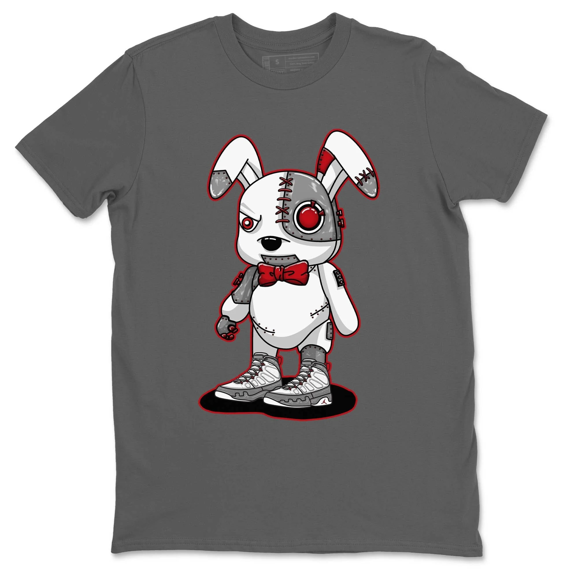 Cyborg Bunny Unisex Tops - Air Jordan 9 Fire Red