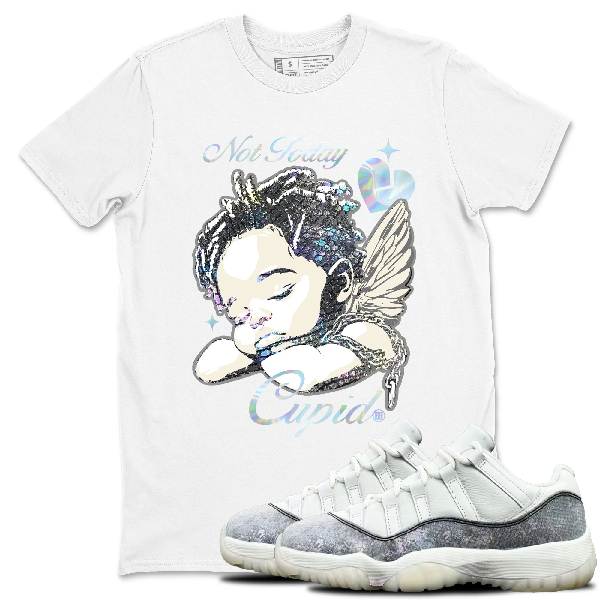 Not Today Cupid Sneaker Tees - Air Jordan 11 Year Of The Snake