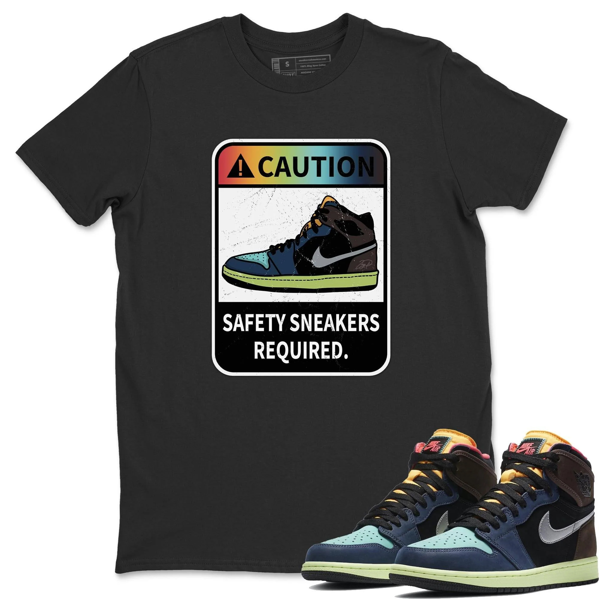 Caution Unisex Tops - Air Jordan 1 Bio Hack