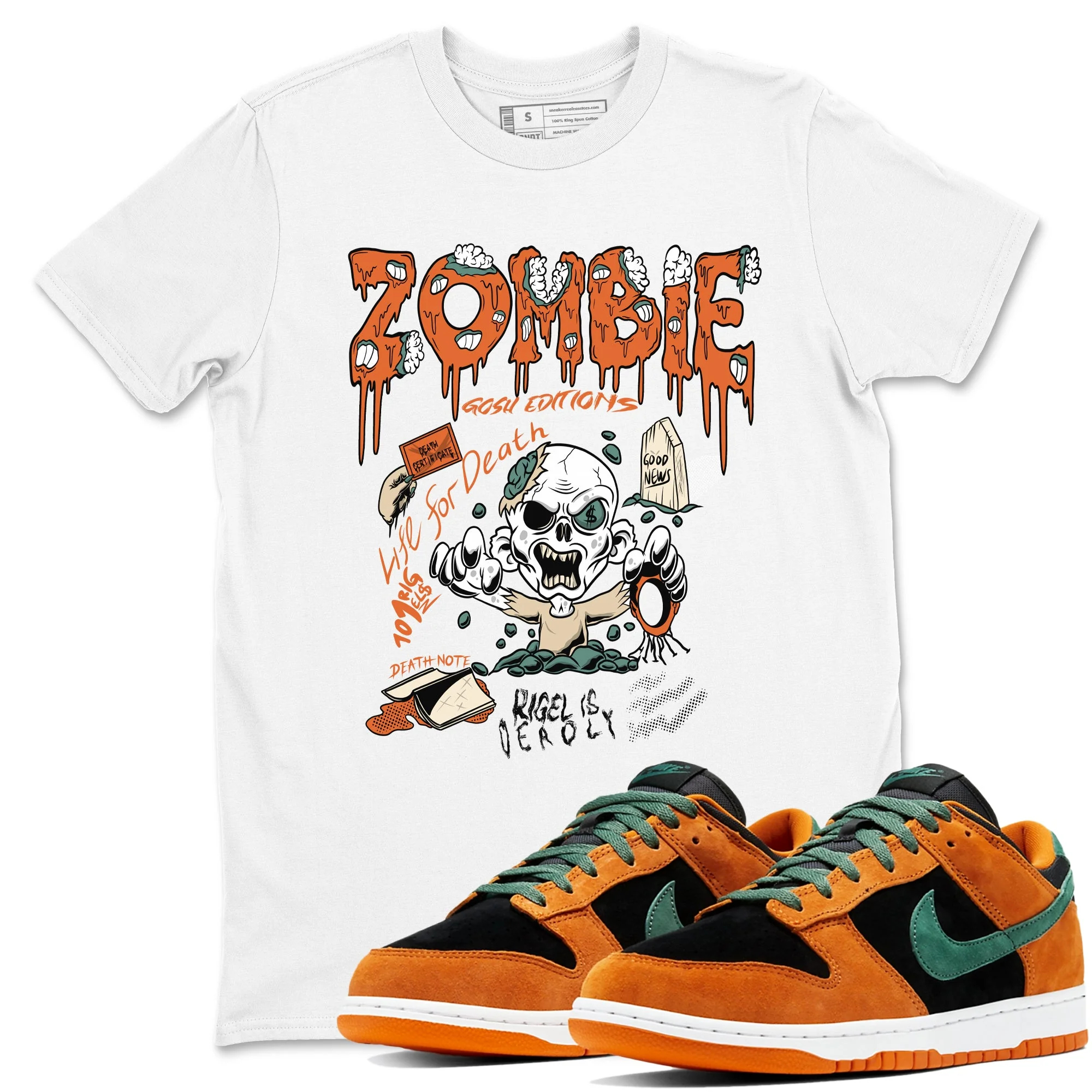 Zombie Grave Sneaker Tees - Dunk Ceramic