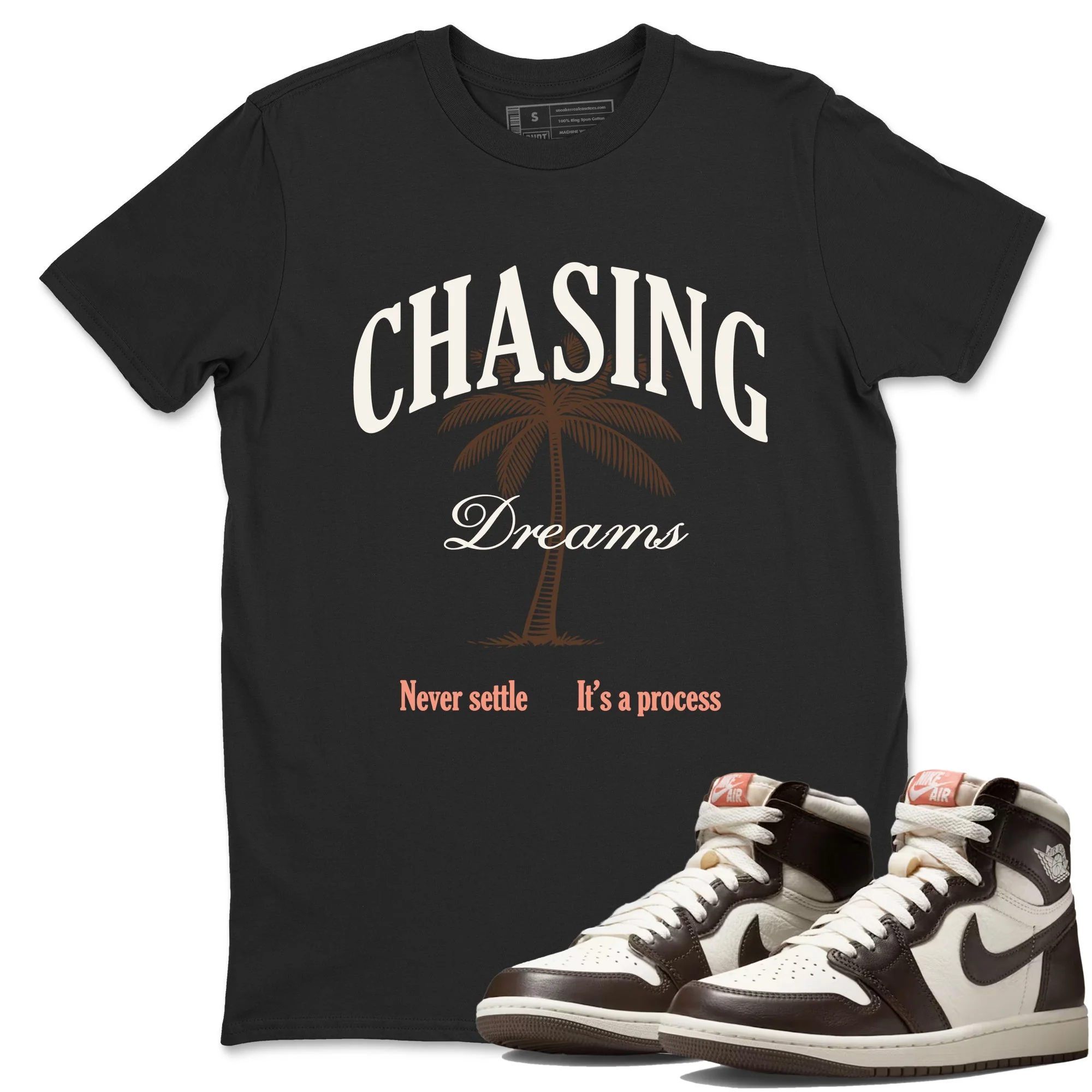 Chasing Dreams Sneaker Tees - Air Jordan 1 Baroque Brown