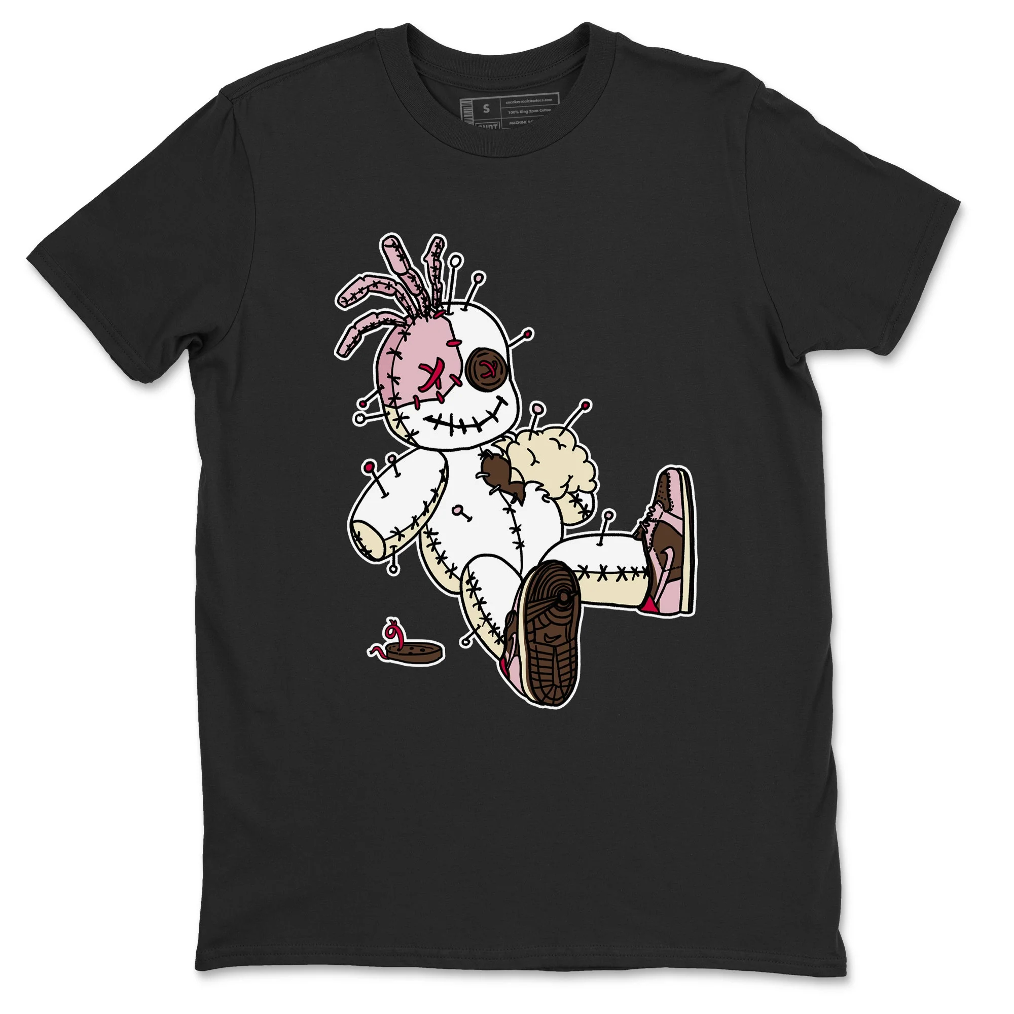 Voodoo Doll Sneaker Tees - Dunk Cacao Wow And Pink Foam