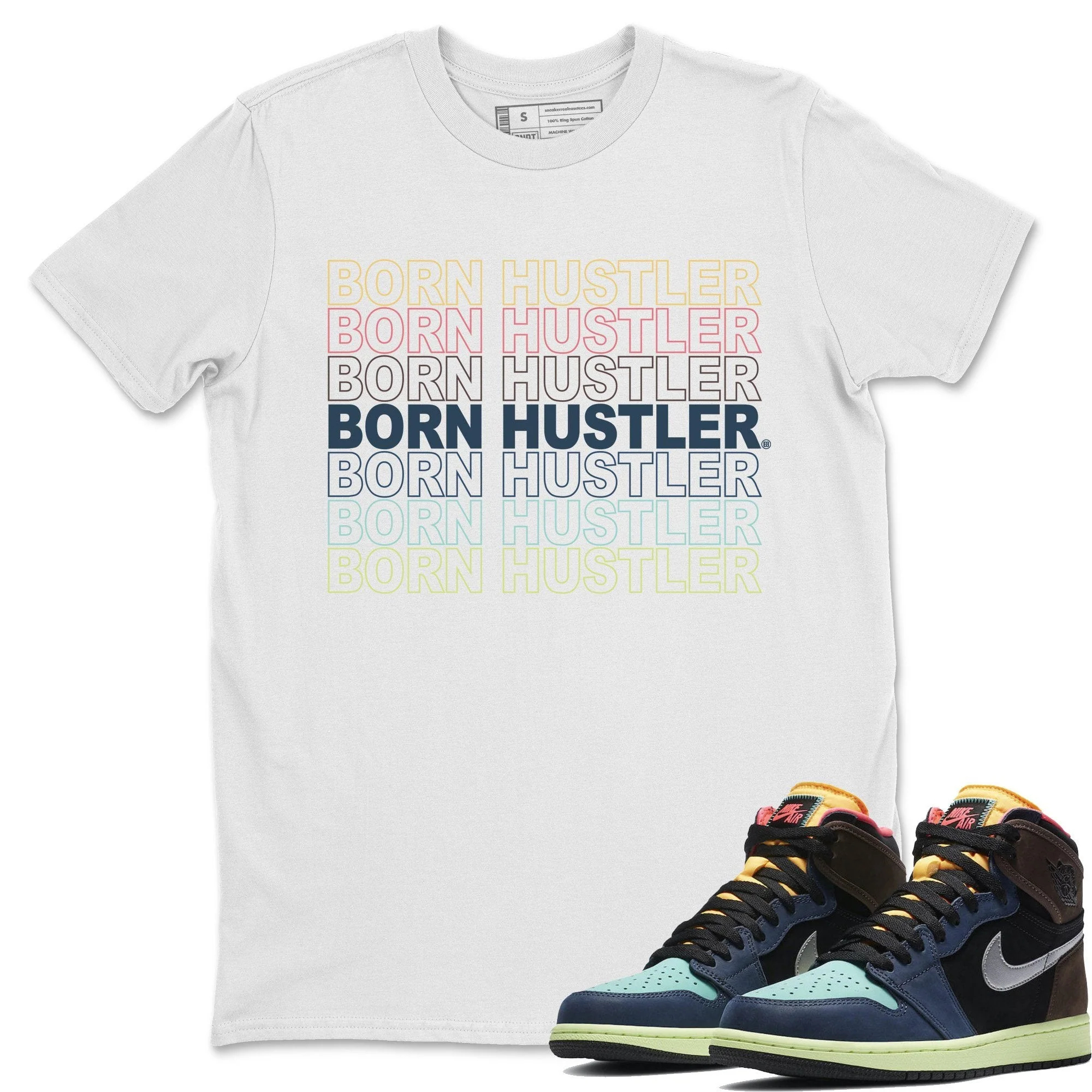 Born Hustler Unisex Tops - Air Jordan 1 Bio Hack