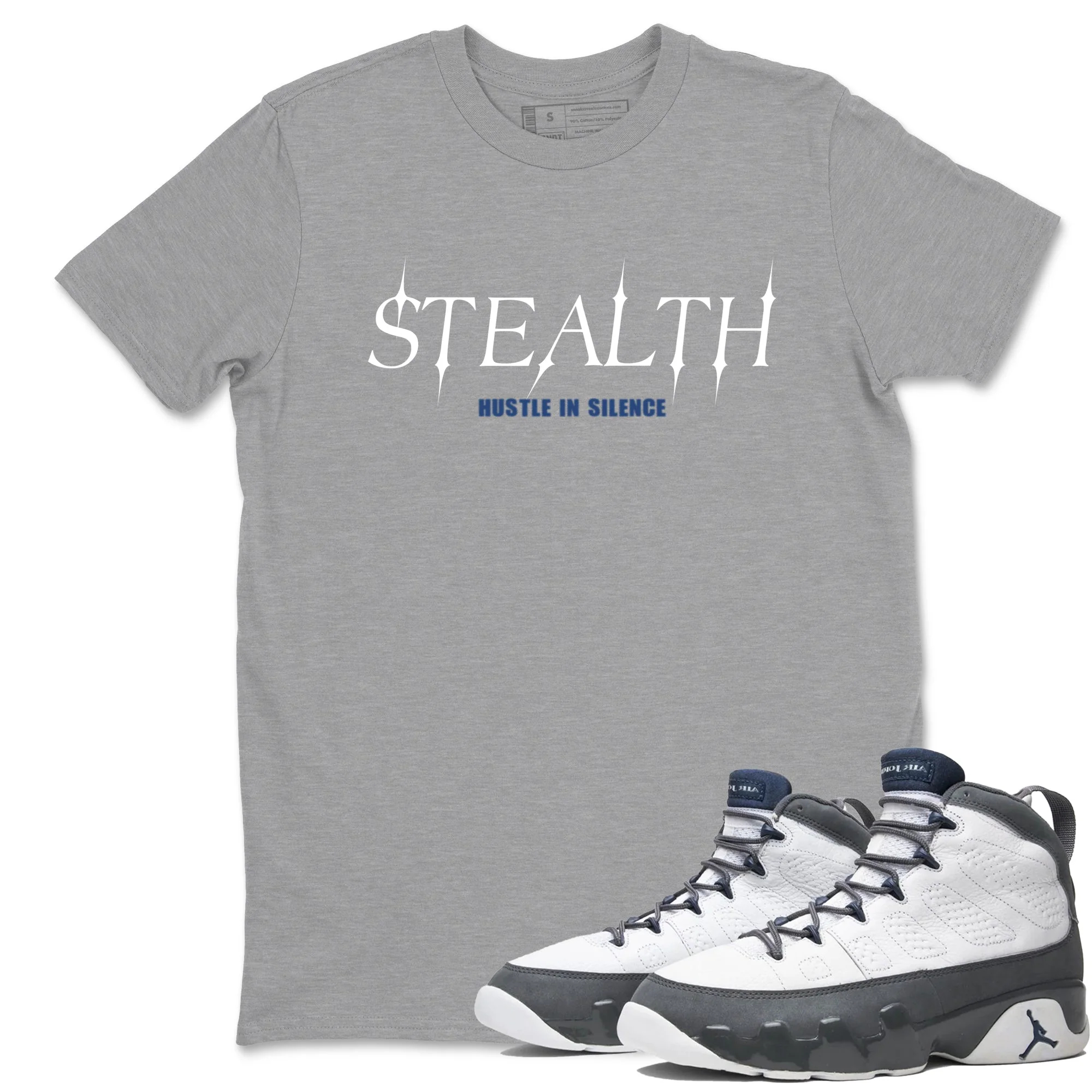 Stealth Sneaker Tees - Air Jordan 9 Flint Grey