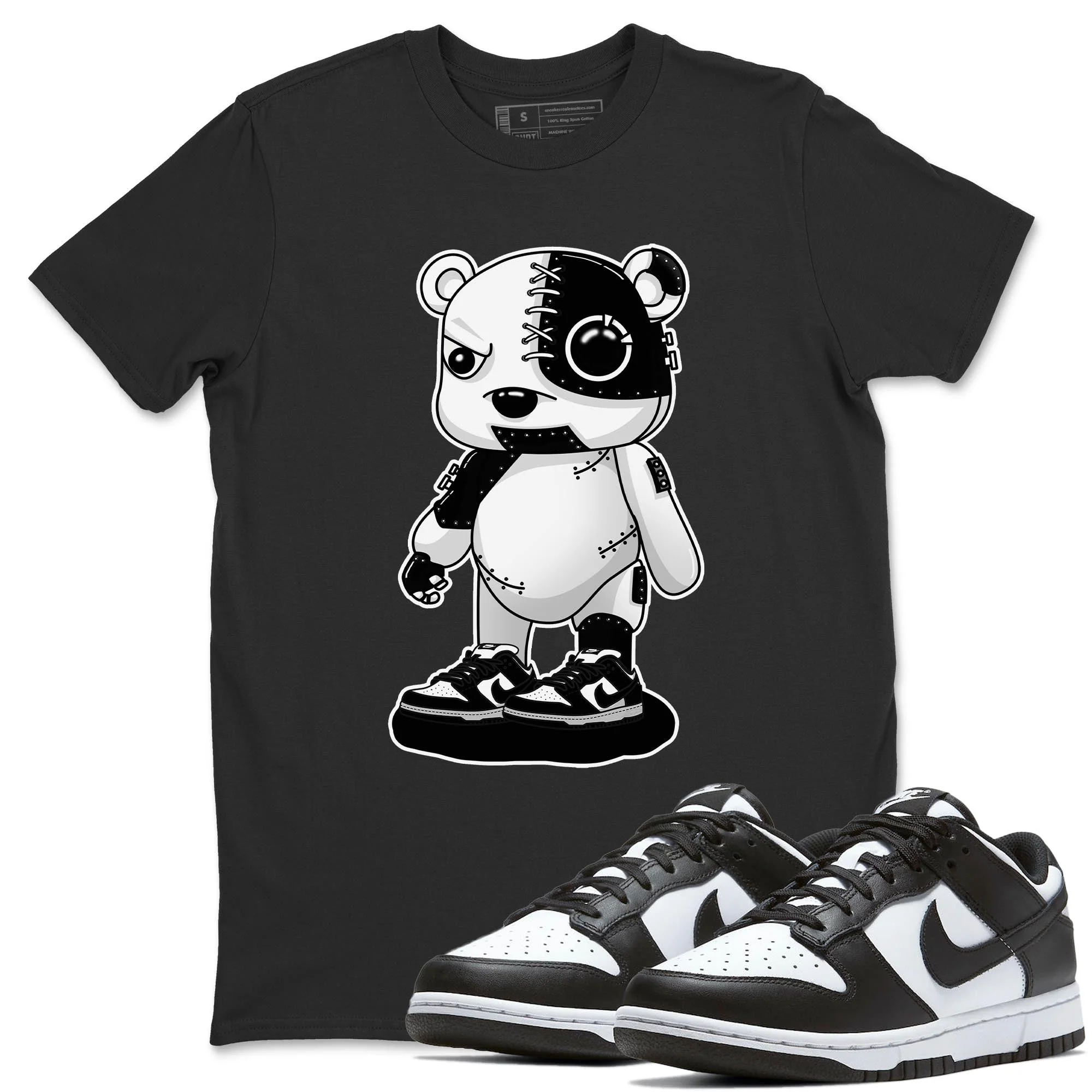 Cyborg Bear Unisex Tops - Dunk Panda