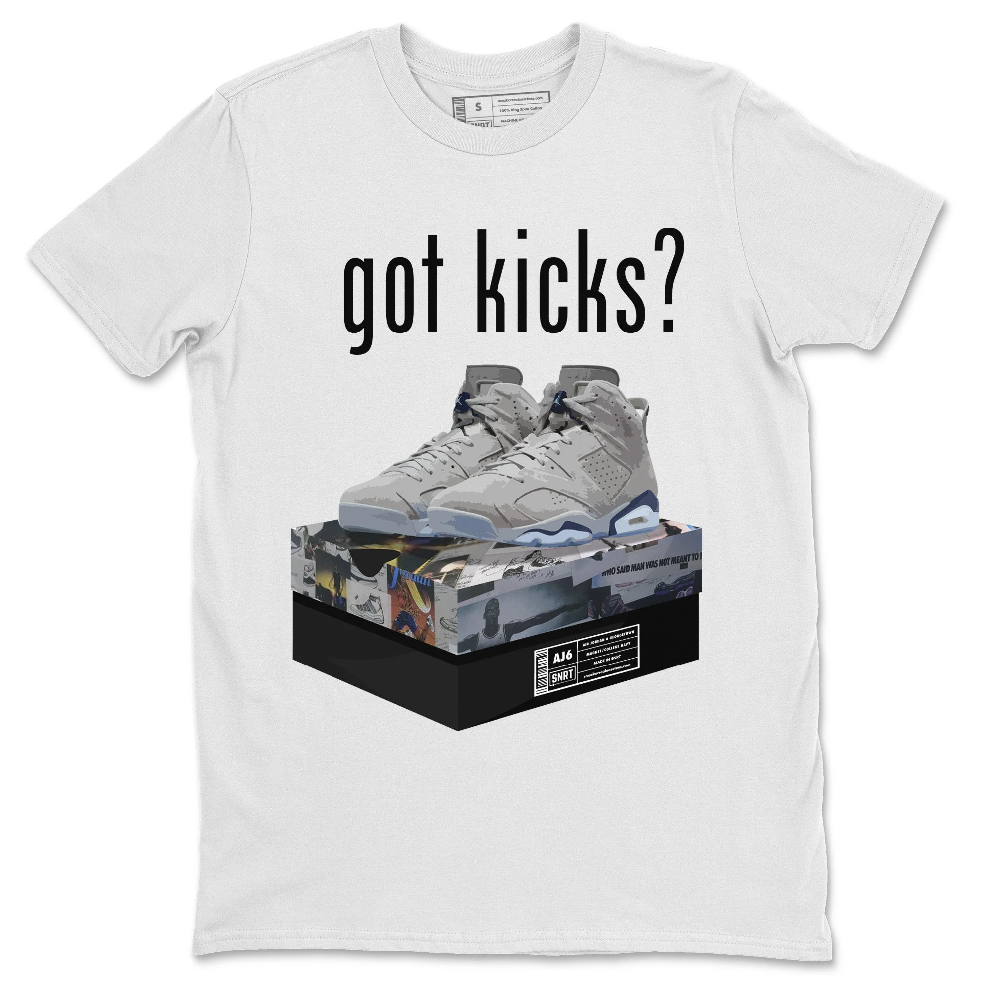 Got Kicks Unisex Tops - Air Jordan 6 Georgetown