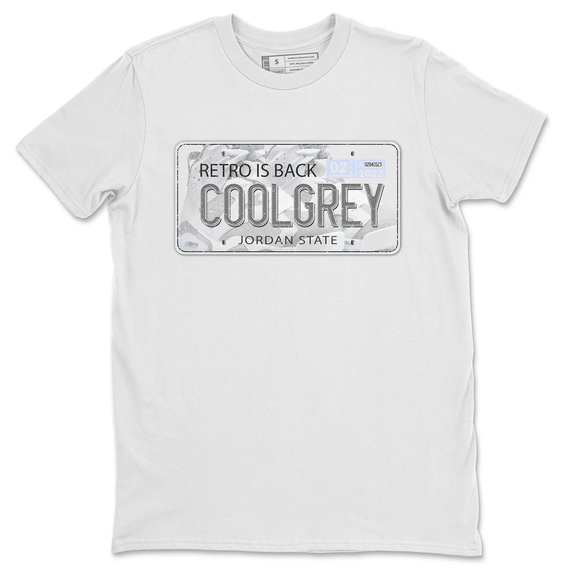 Jordan Plate Unisex Tops - Air Jordan 6 Cool Grey