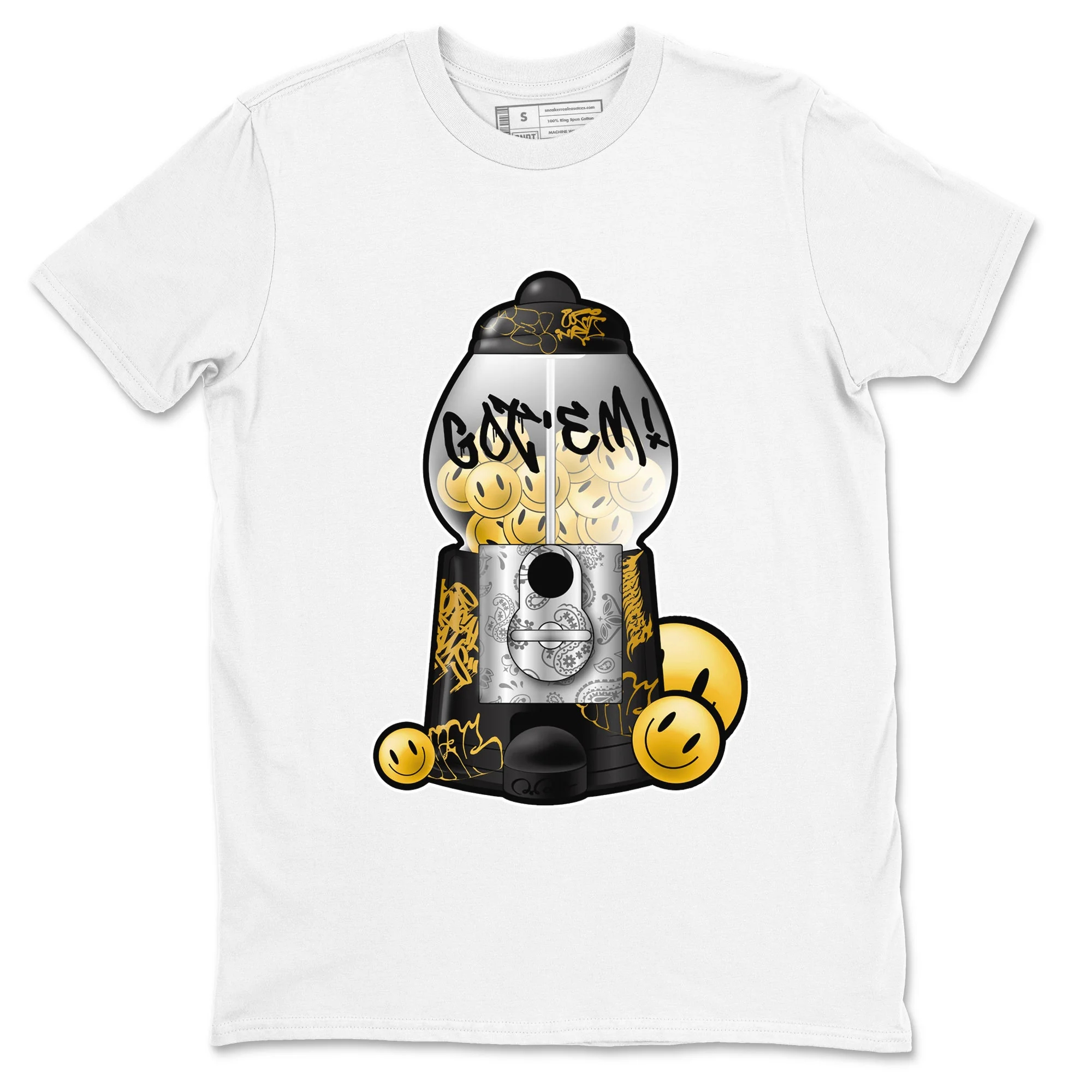 Gumball Machine Sneaker Tees - Air Jordan 1 Black Metallic Gold