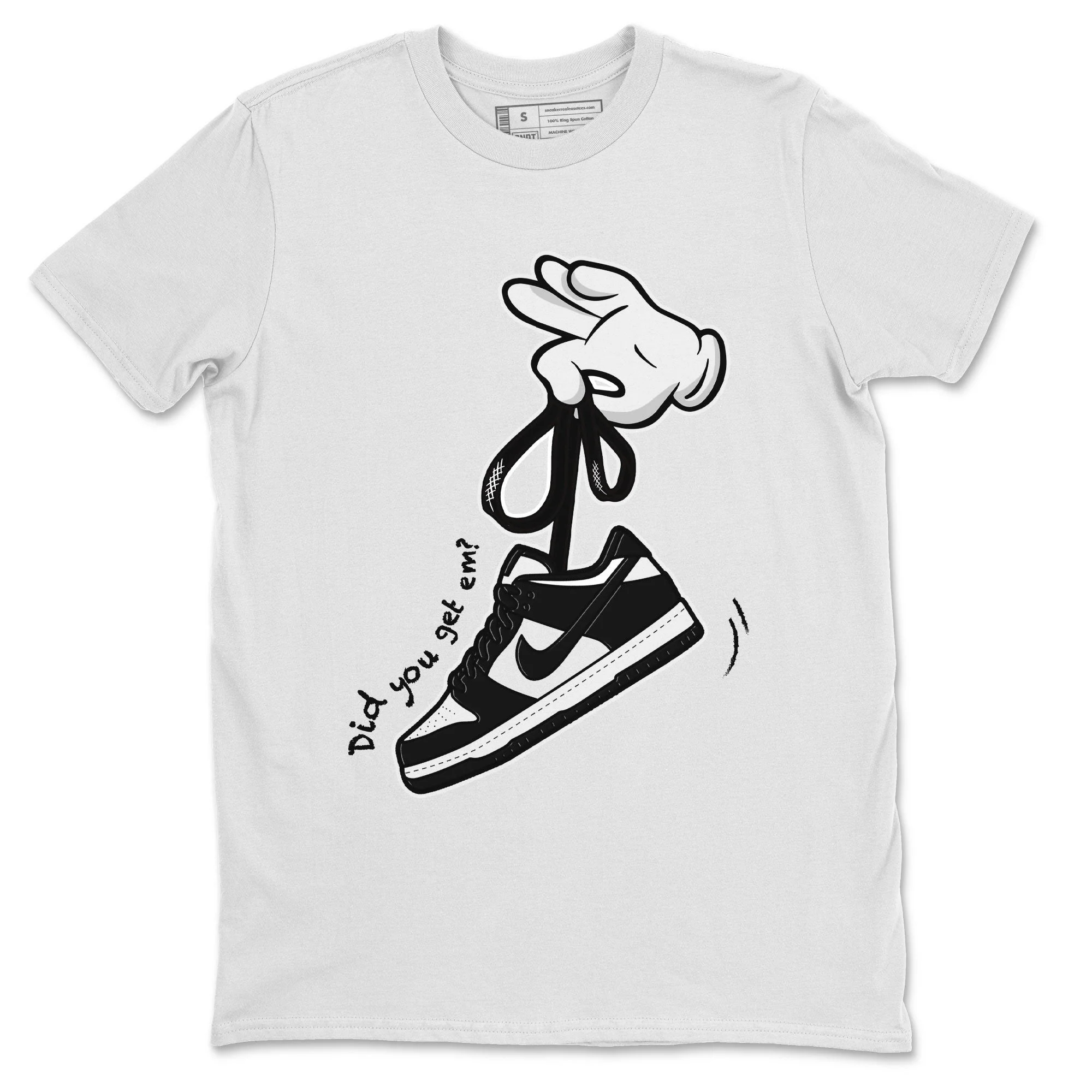 Cartoon Hands SNRT Sneaker Tee - Dunk Panda