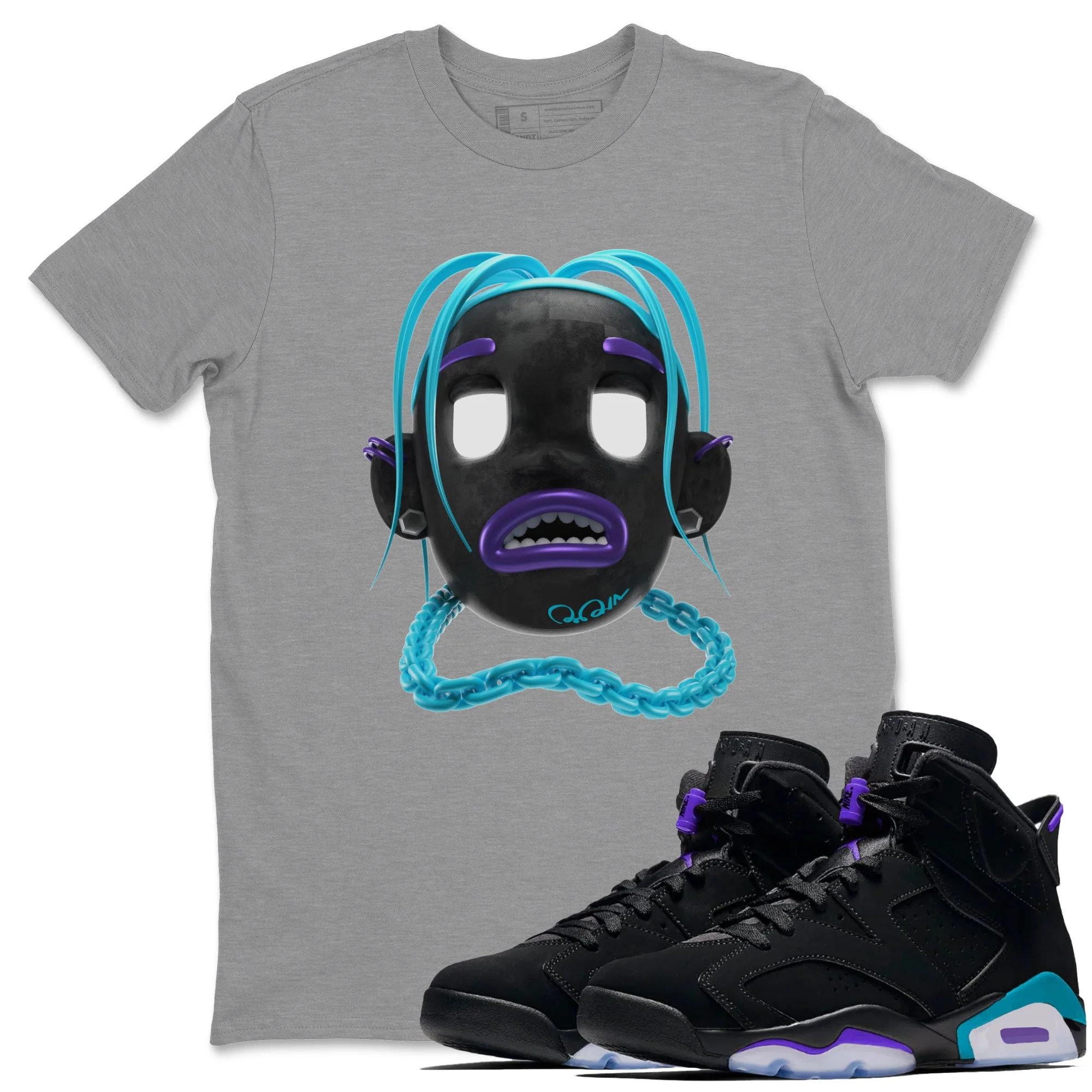 Goosebumps Boy Unisex Tops - Air Jordan 6 Aqua