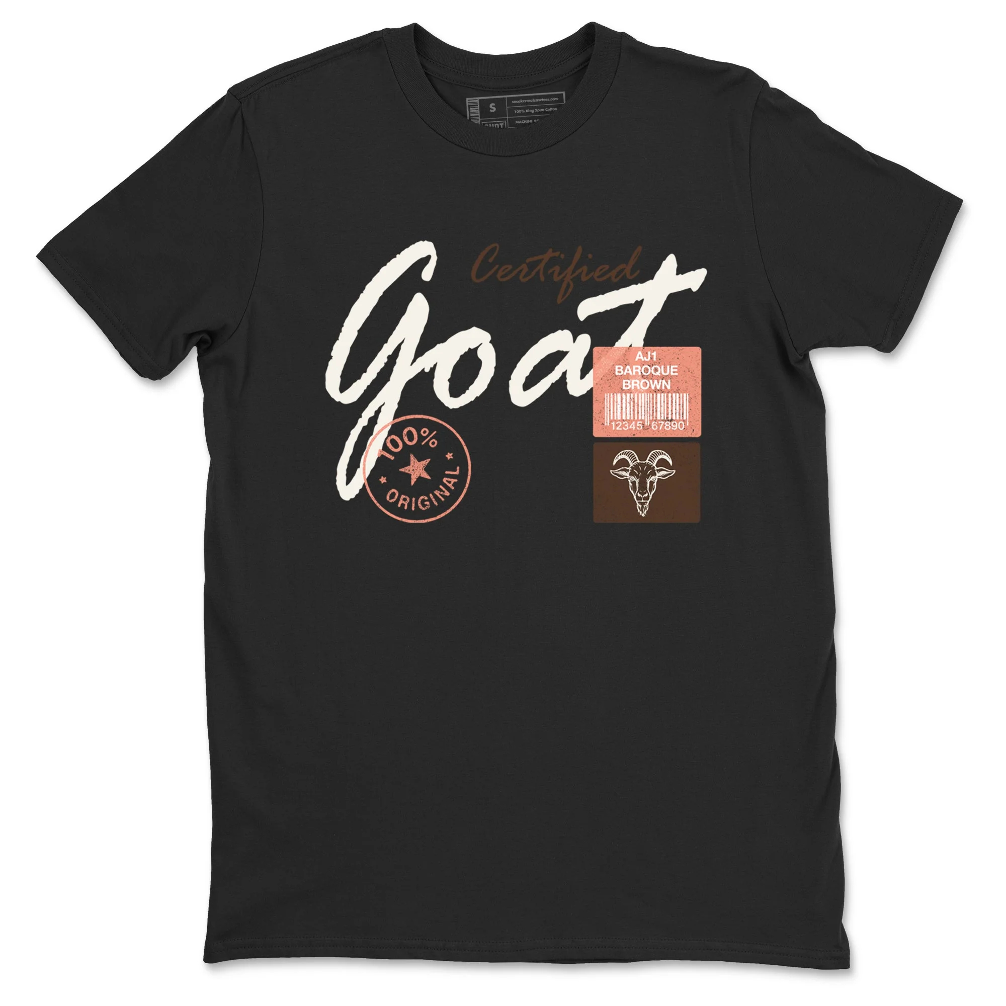 Certified Goat Sneaker Tees - Air Jordan 1 Baroque Brown