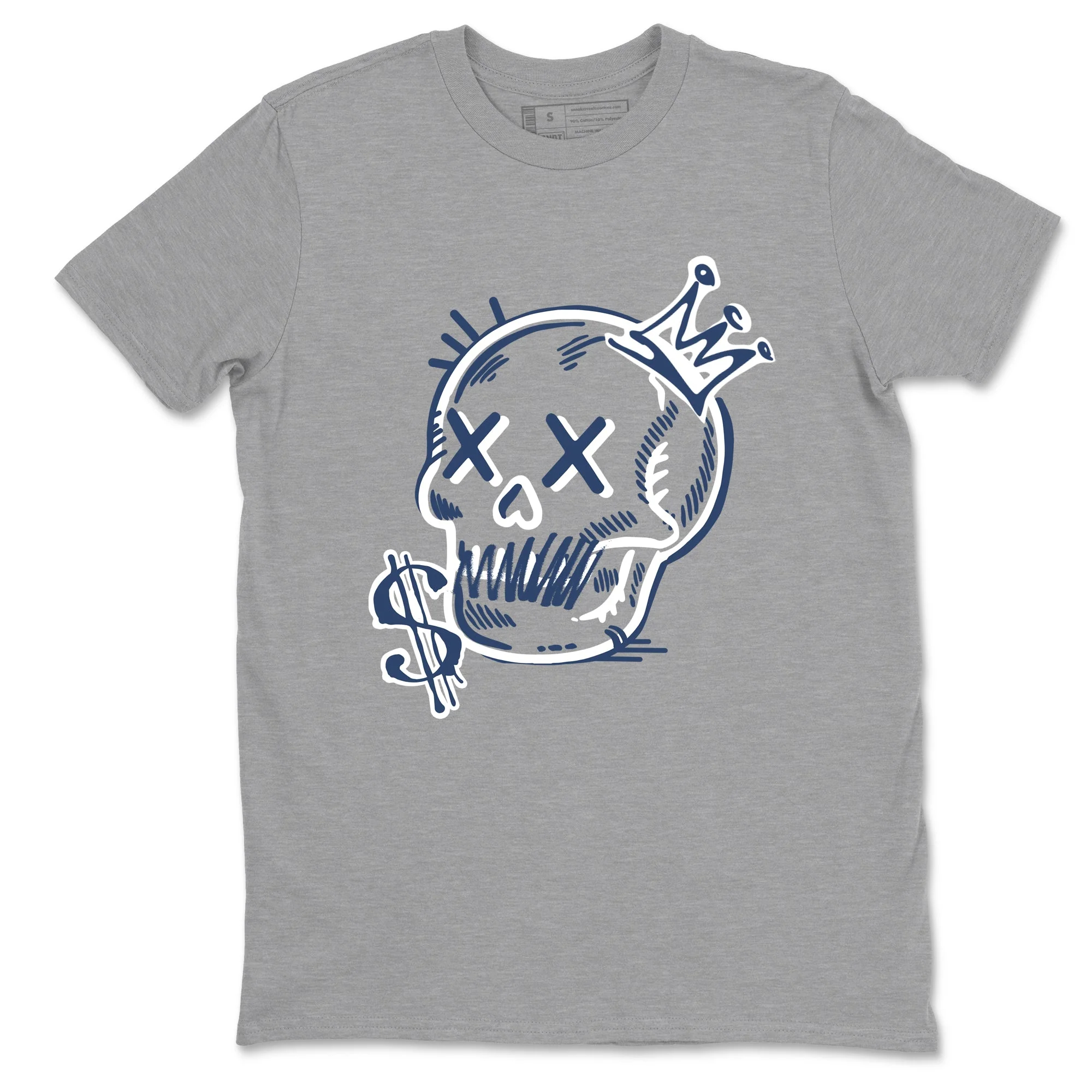 Neon Skull Sneaker Tees - Air Jordan 9 Flint Grey