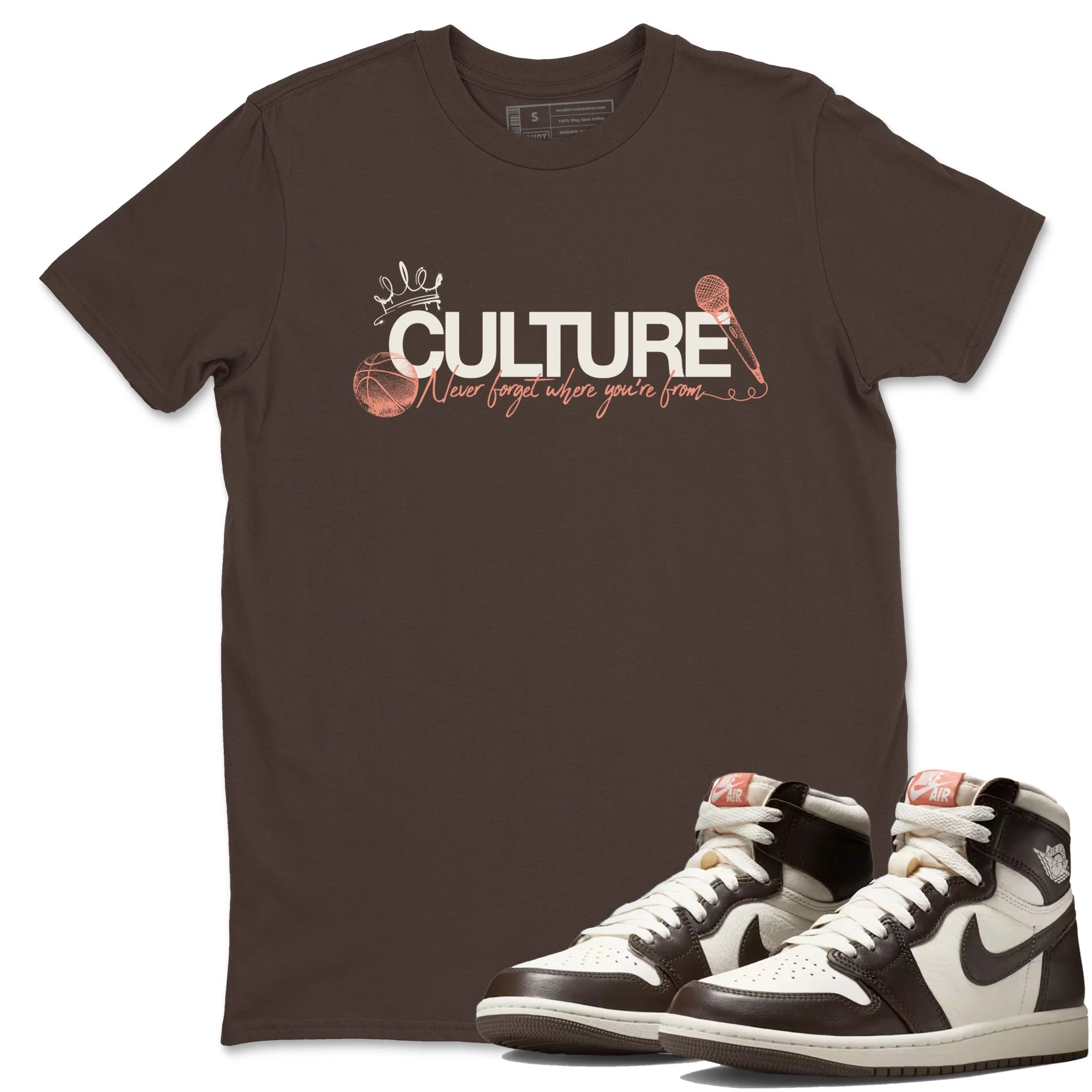 Culture Sneaker Tees - Air Jordan 1 Baroque Brown