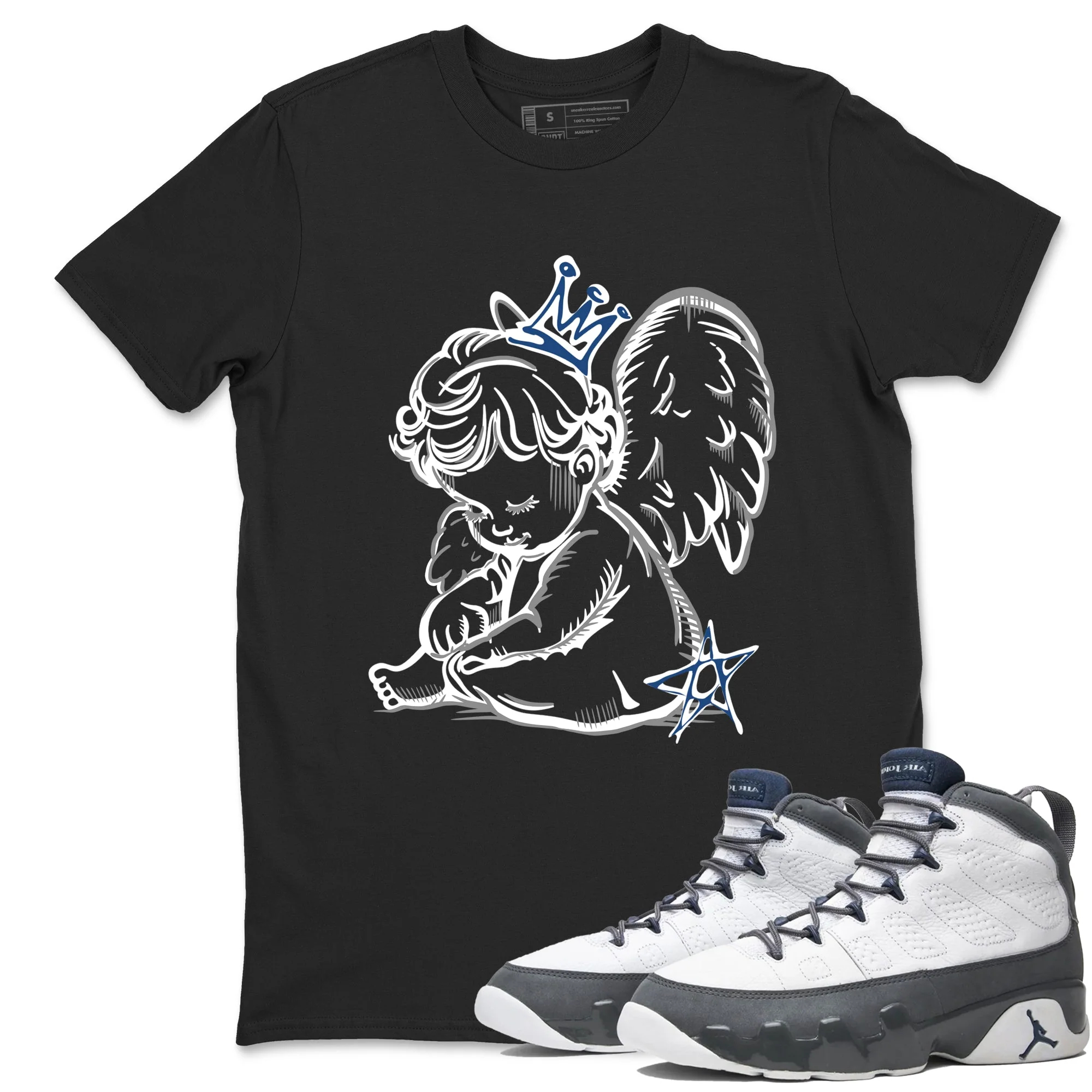 Neon Angel Sneaker Tees - Air Jordan 9 Flint Grey