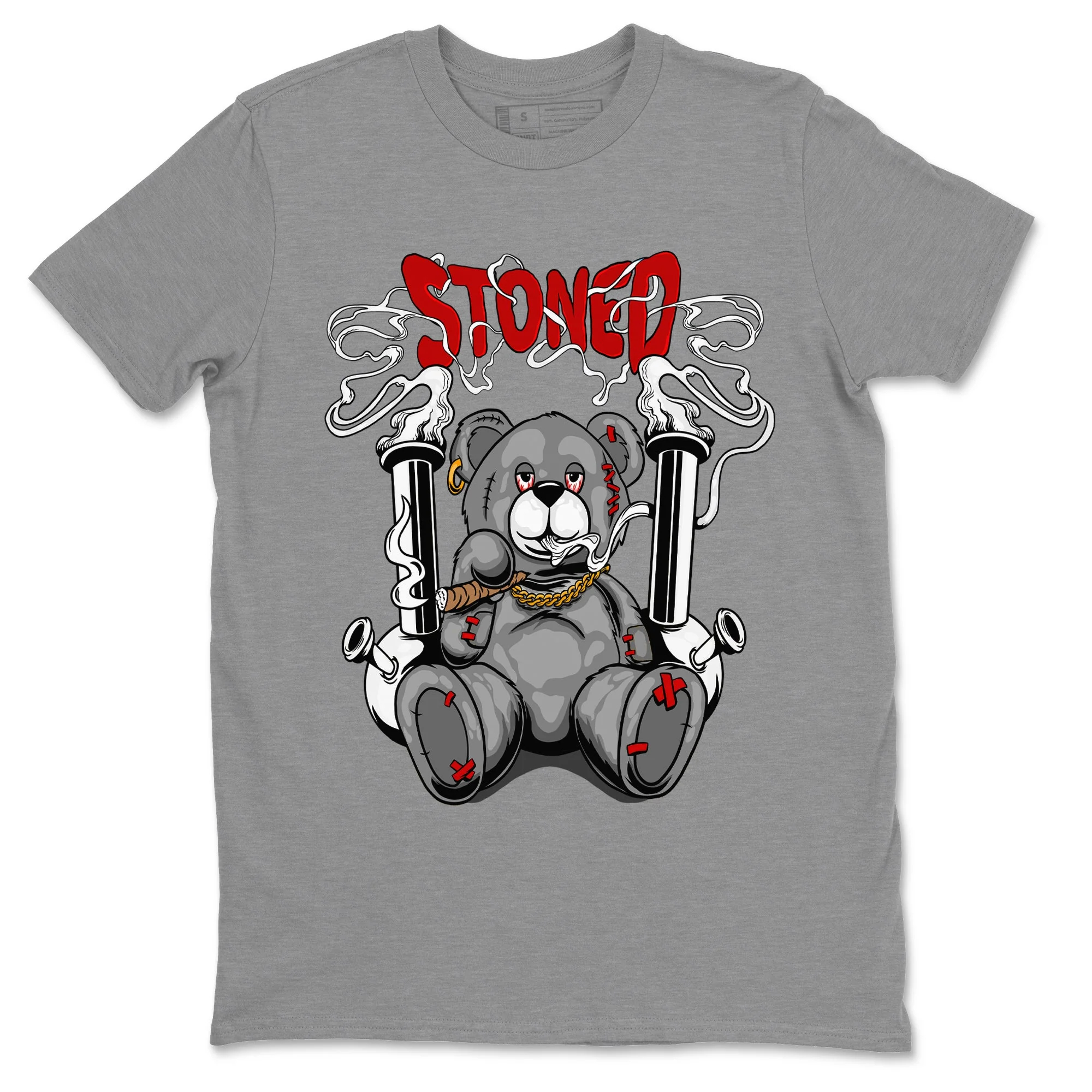 Stoned Bear Unisex Tops - Air Jordan 13 Wolf Grey