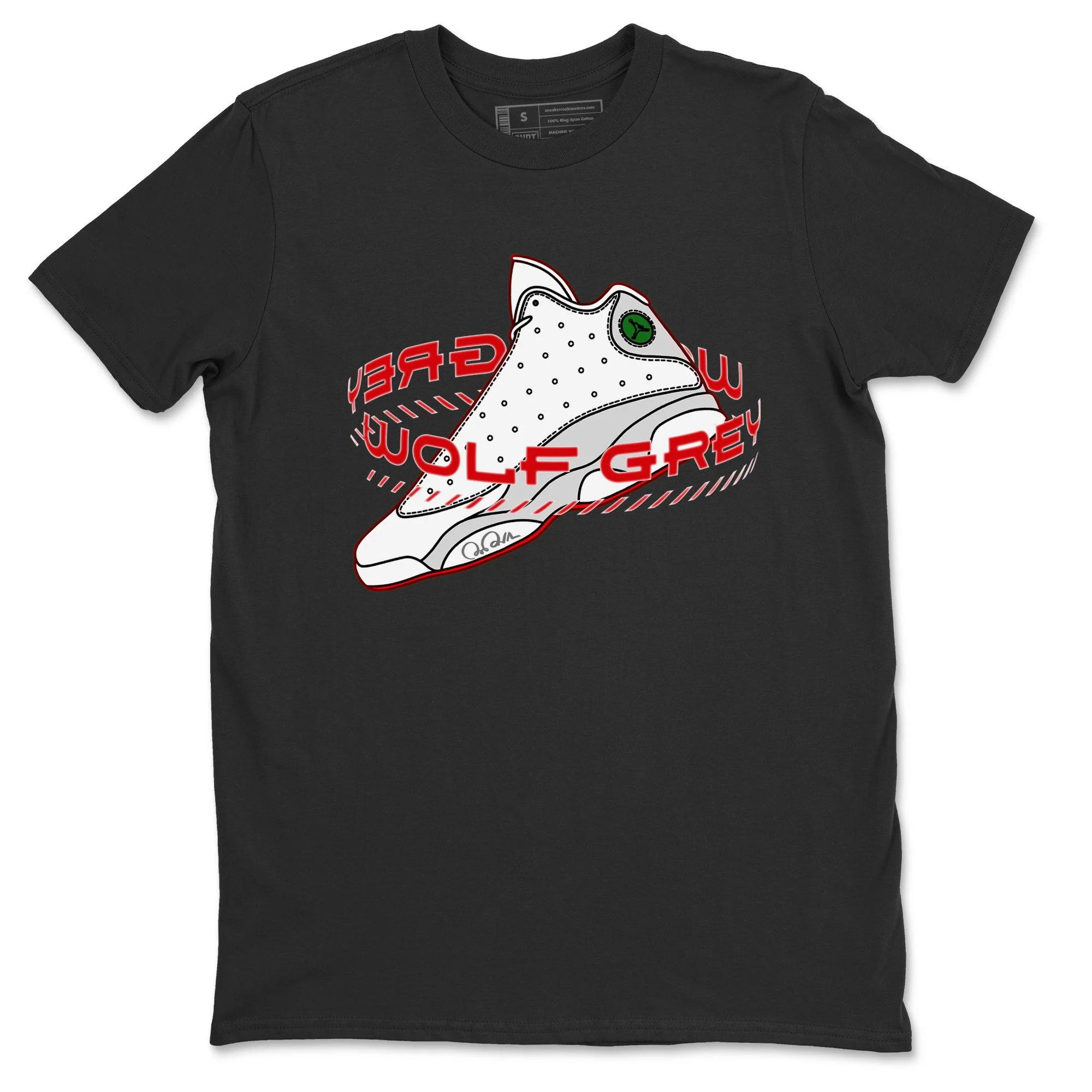 Warping Space Unisex Tops - Air Jordan 13 Wolf Grey