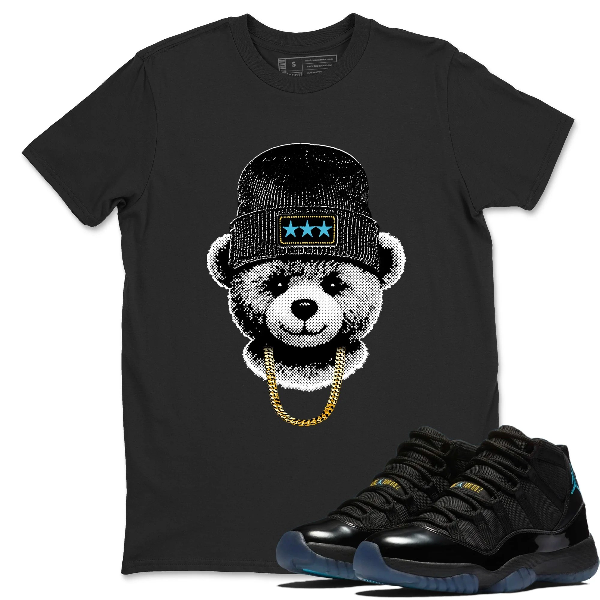 Gangster Teddy Sneaker Tees - Air Jordan 11 Gamma