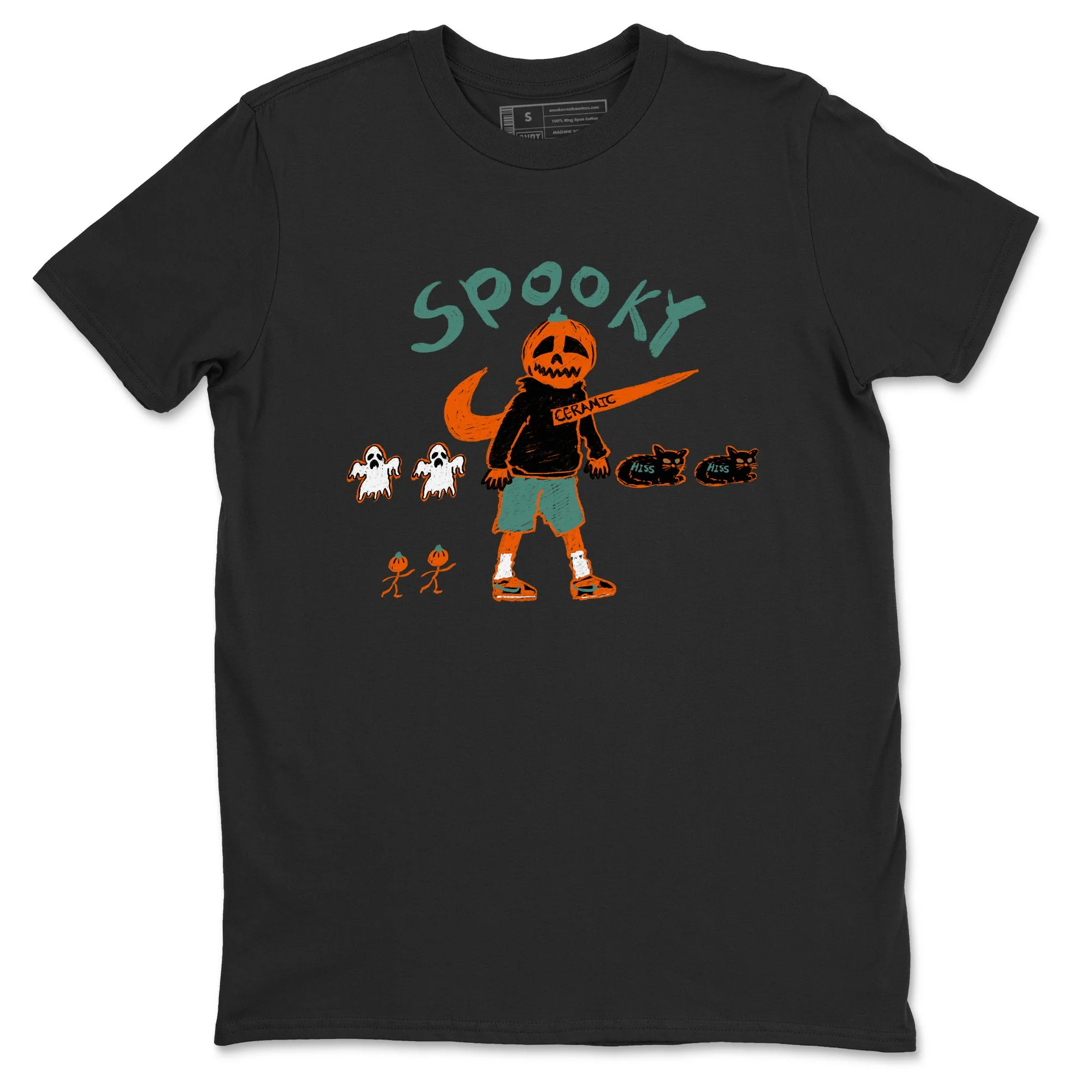 Spooky Pumpkin Sneaker Tees - Dunk Ceramic
