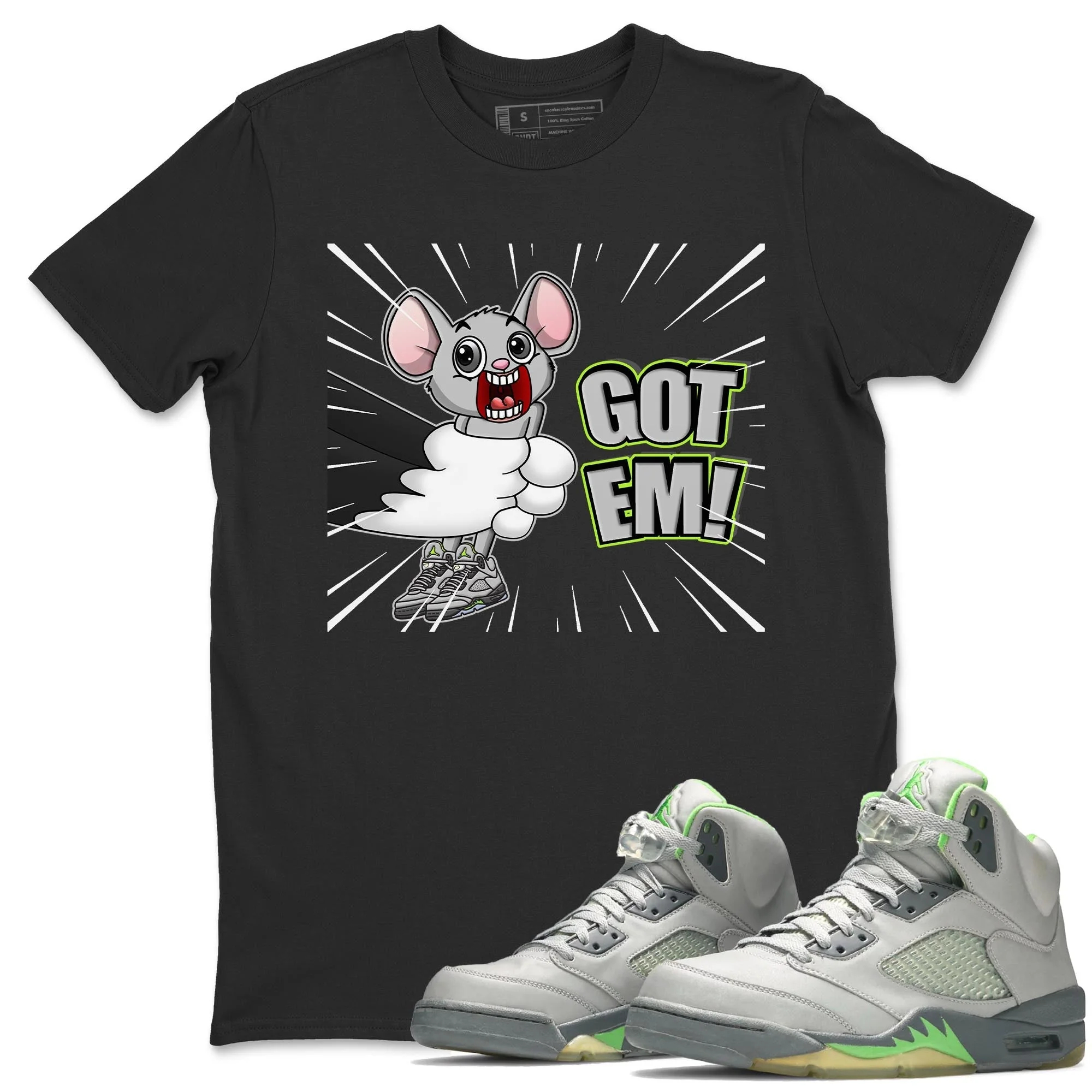 T&J Got Em Unisex Tops - Air Jordan 5 Green Bean