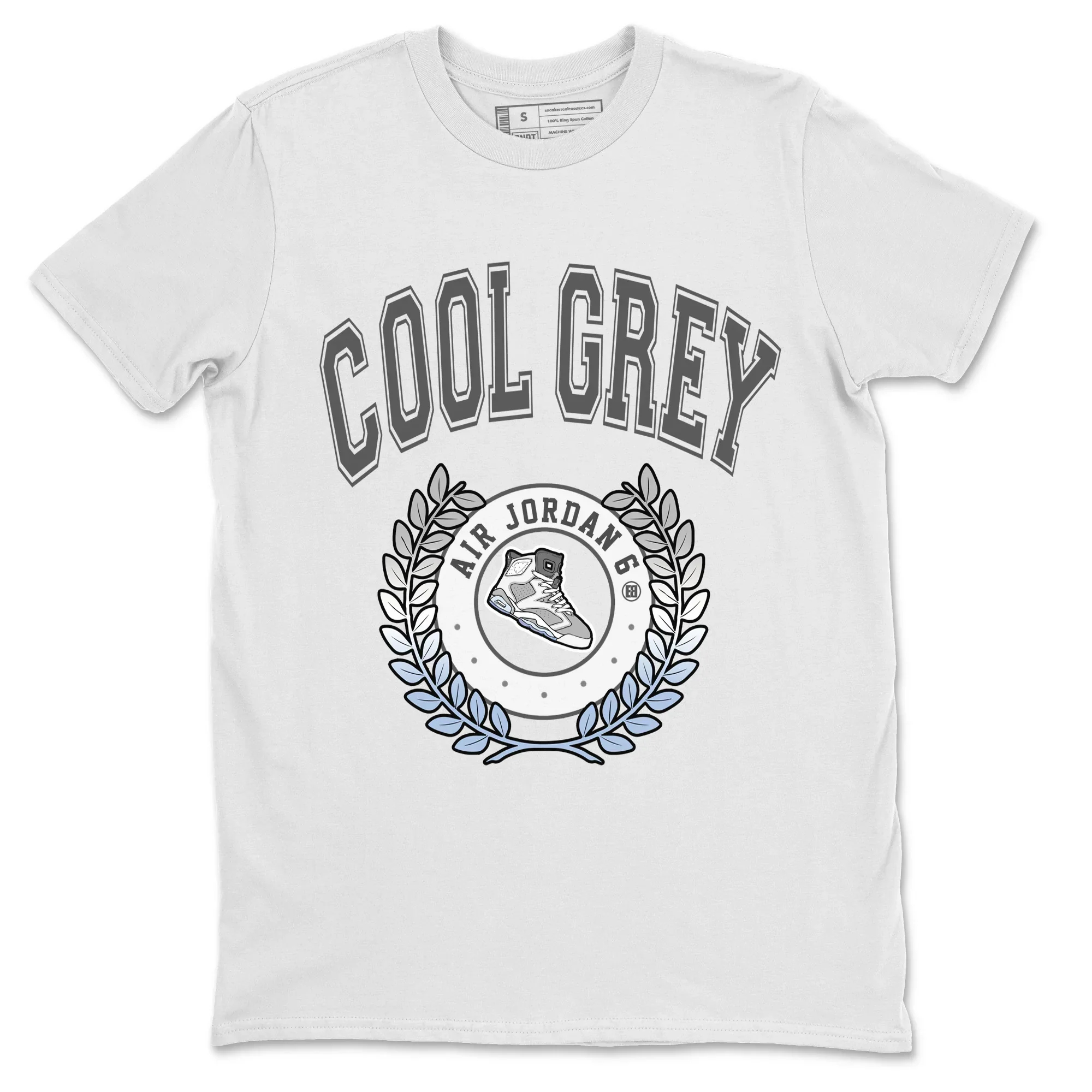 Sneaker Letter Unisex Tops - Air Jordan 6 Cool Grey