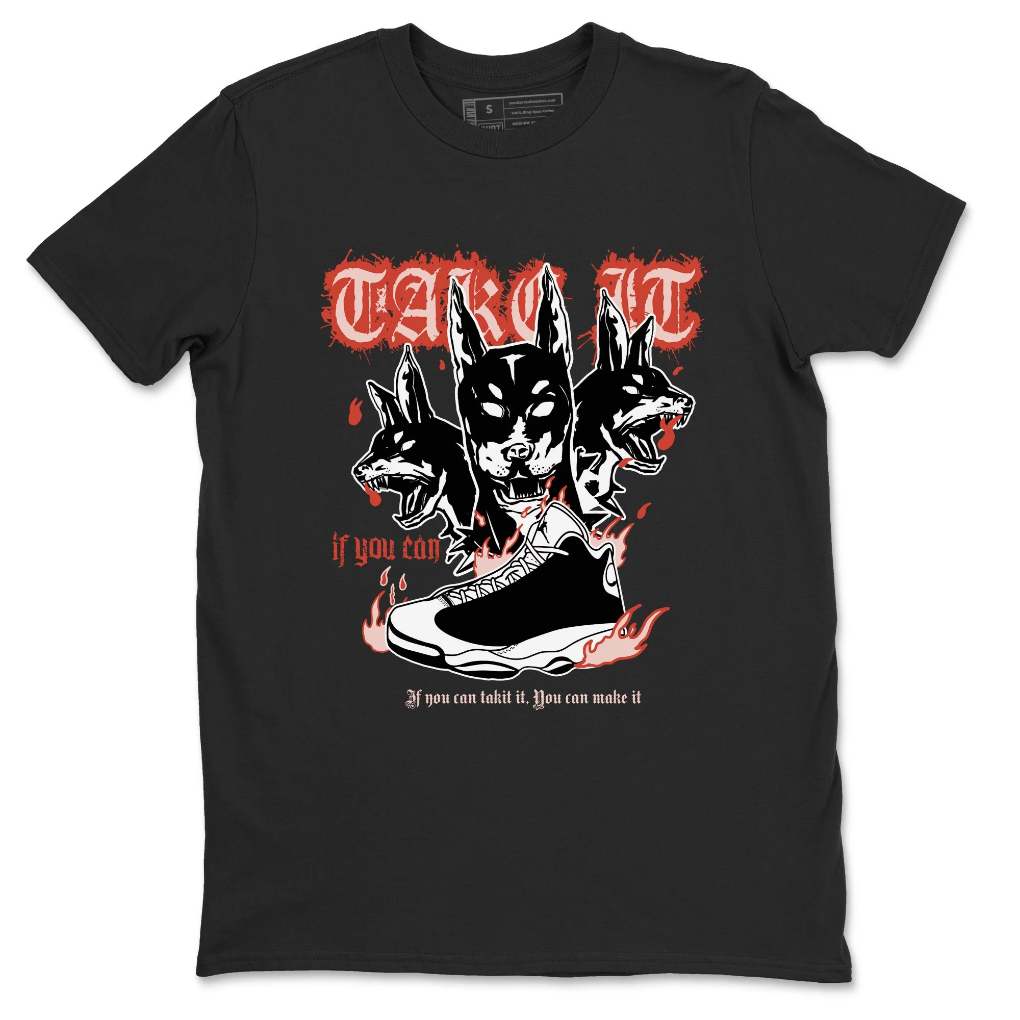 Hell Hounds Sneaker Tees - Air Jordan 13 Dune Red