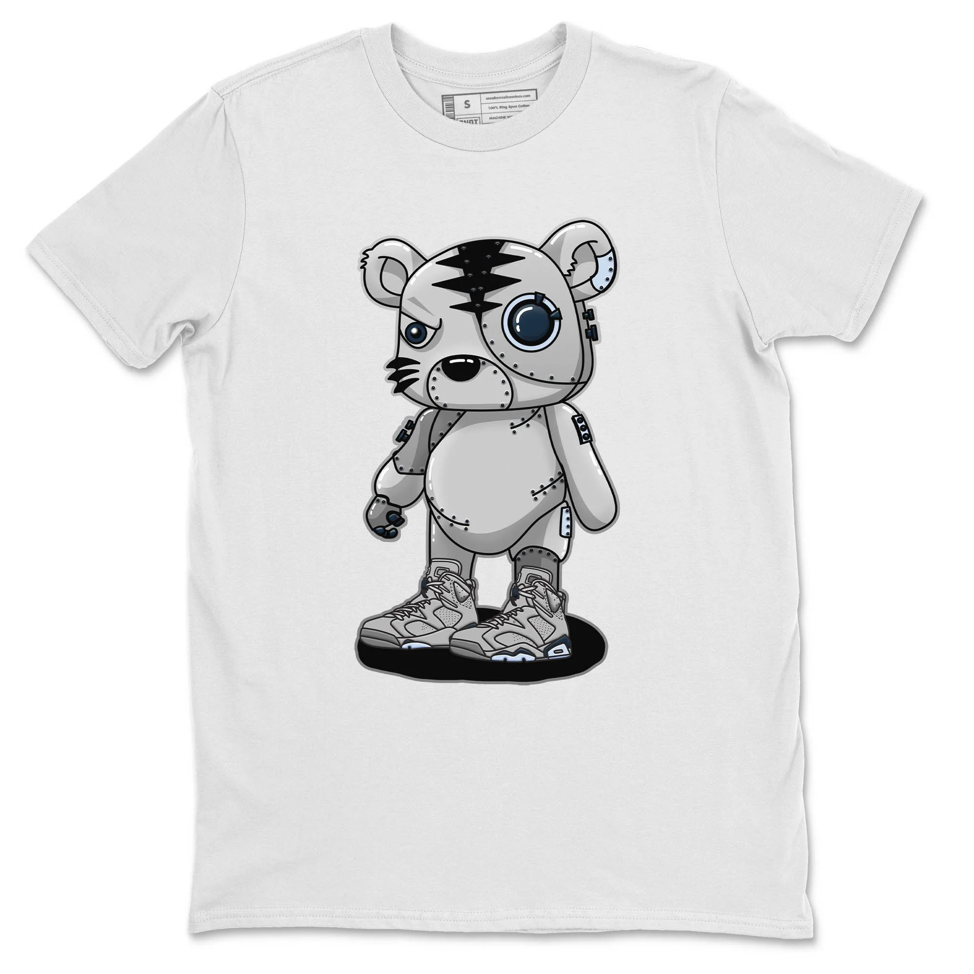 Cyborg Tiger Unisex Tops - Air Jordan 6 Georgetown