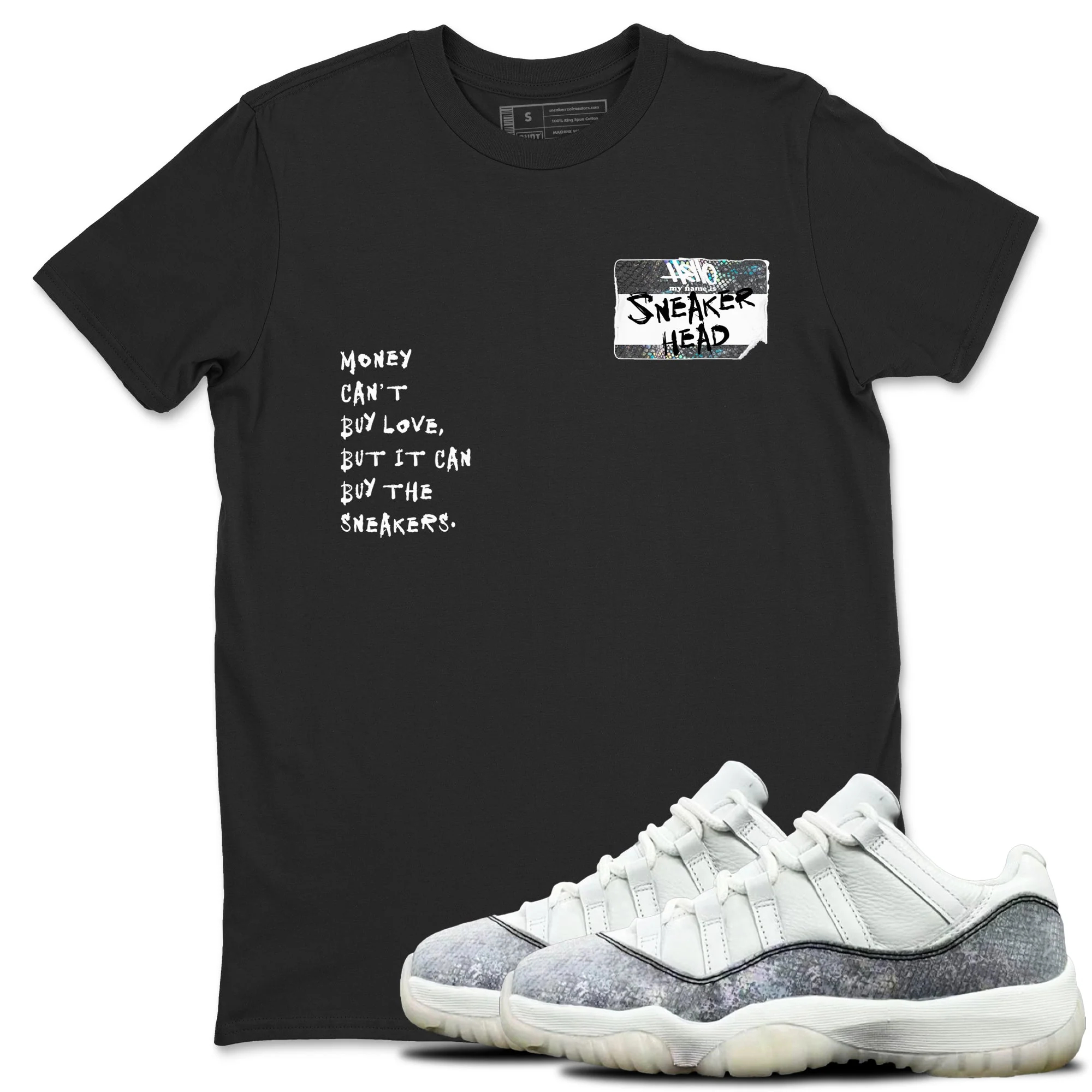 Sneakerhead Badge Sneaker Tees - Air Jordan 11 Year Of The Snake