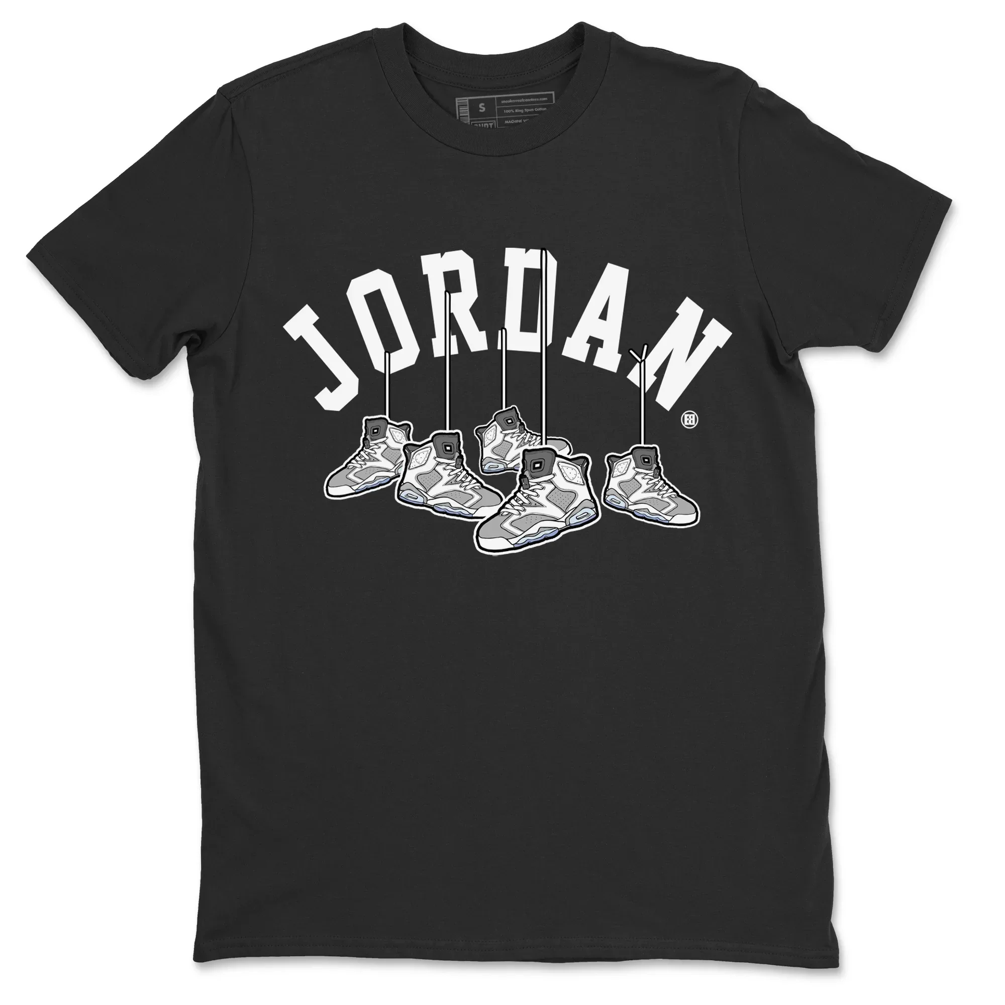 Hanging Sneakers Unisex Tops - Air Jordan 6 Cool Grey