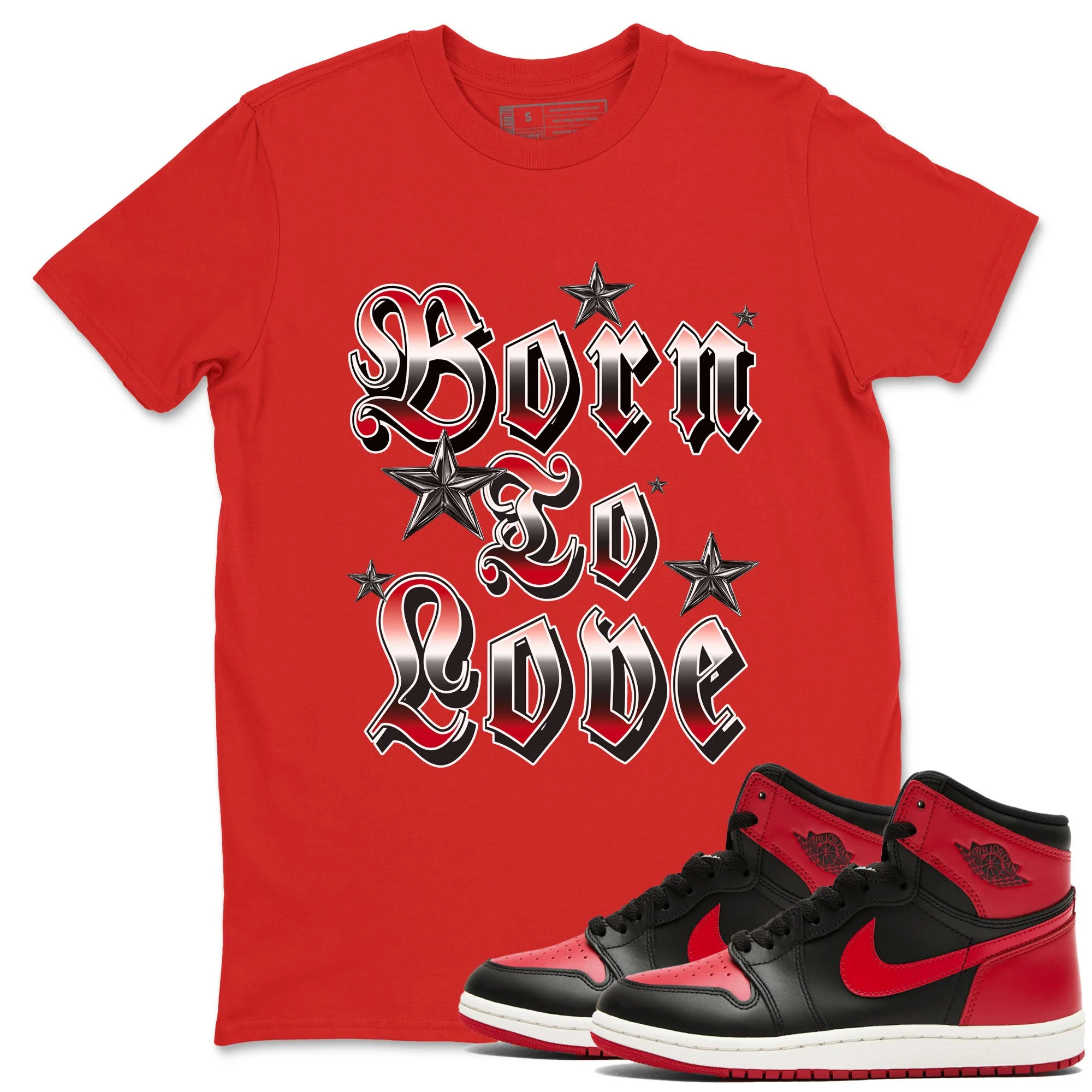 Born To Love Sneaker Tees - Air Jordan 1 '85 Bred