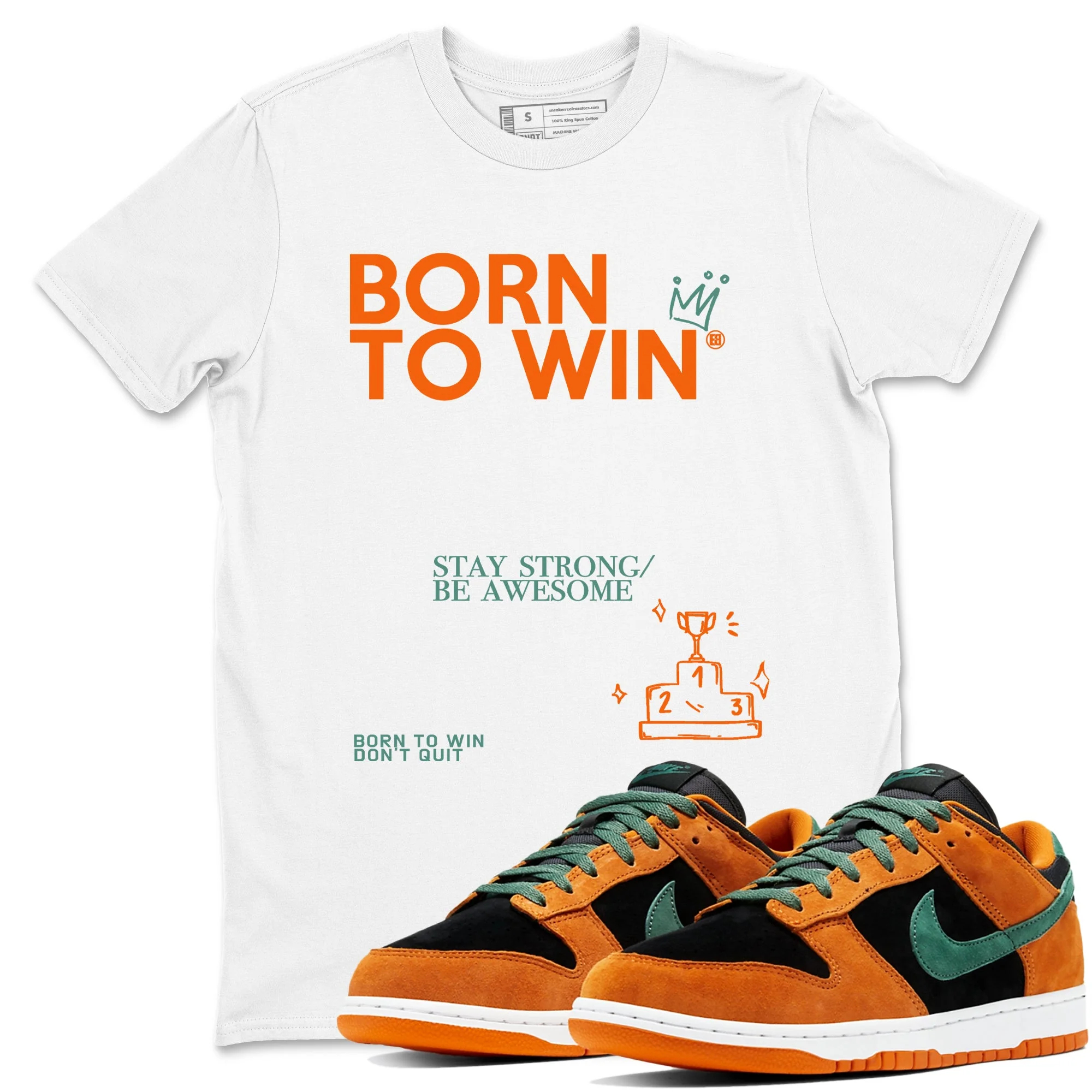Born To Win Sneaker Tees - Dunk Ceramic
