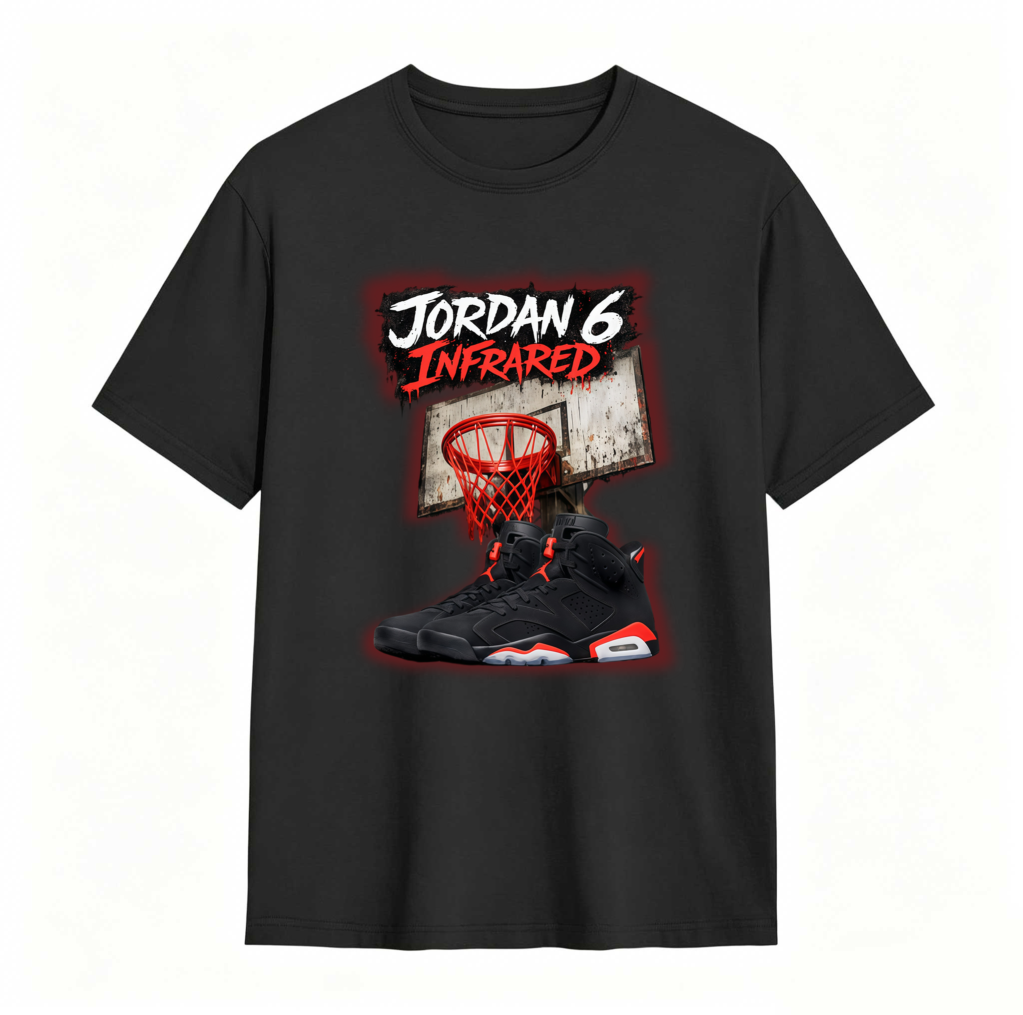 Shirt To Match Jordan Reverse Infrared 6-The 6's Unisex Match Tees Black