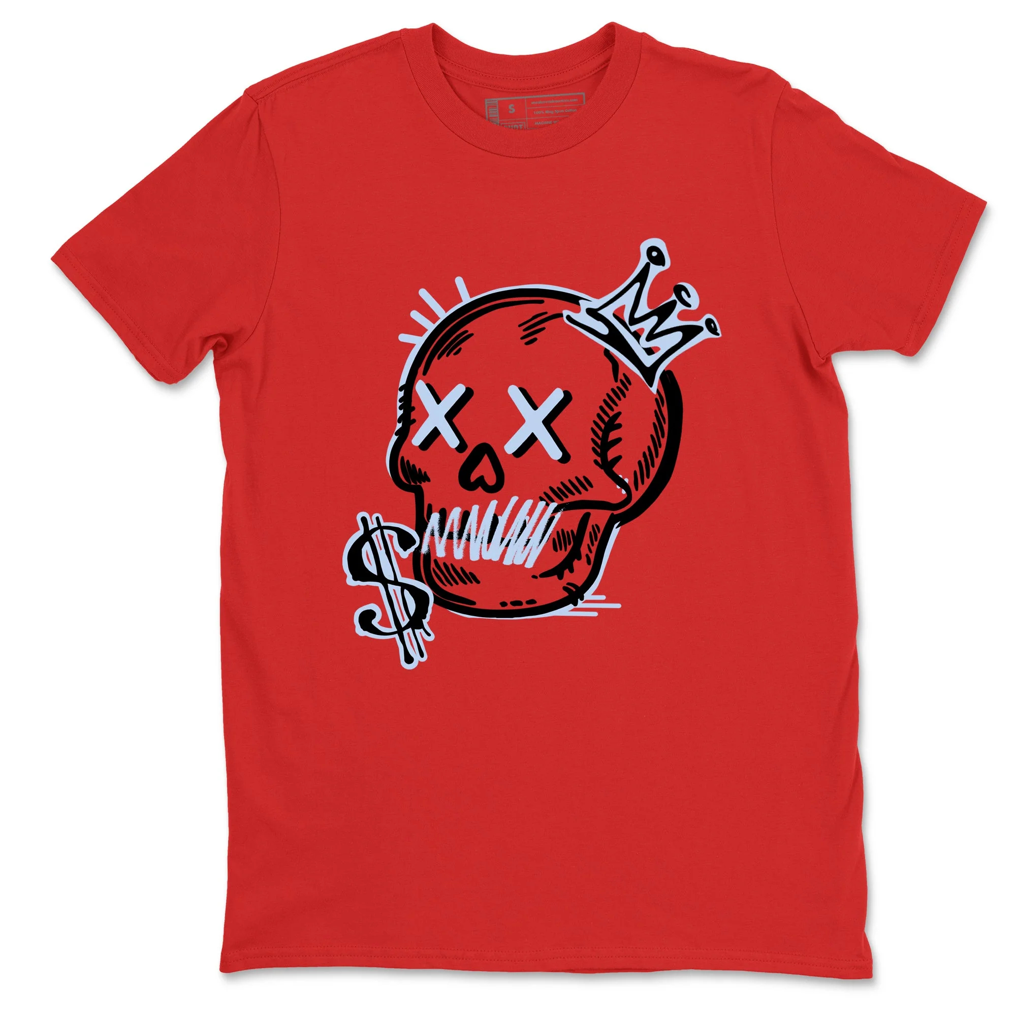 Neon Skull Sneaker Tees - Air Jordan 6 Reverse Infrared