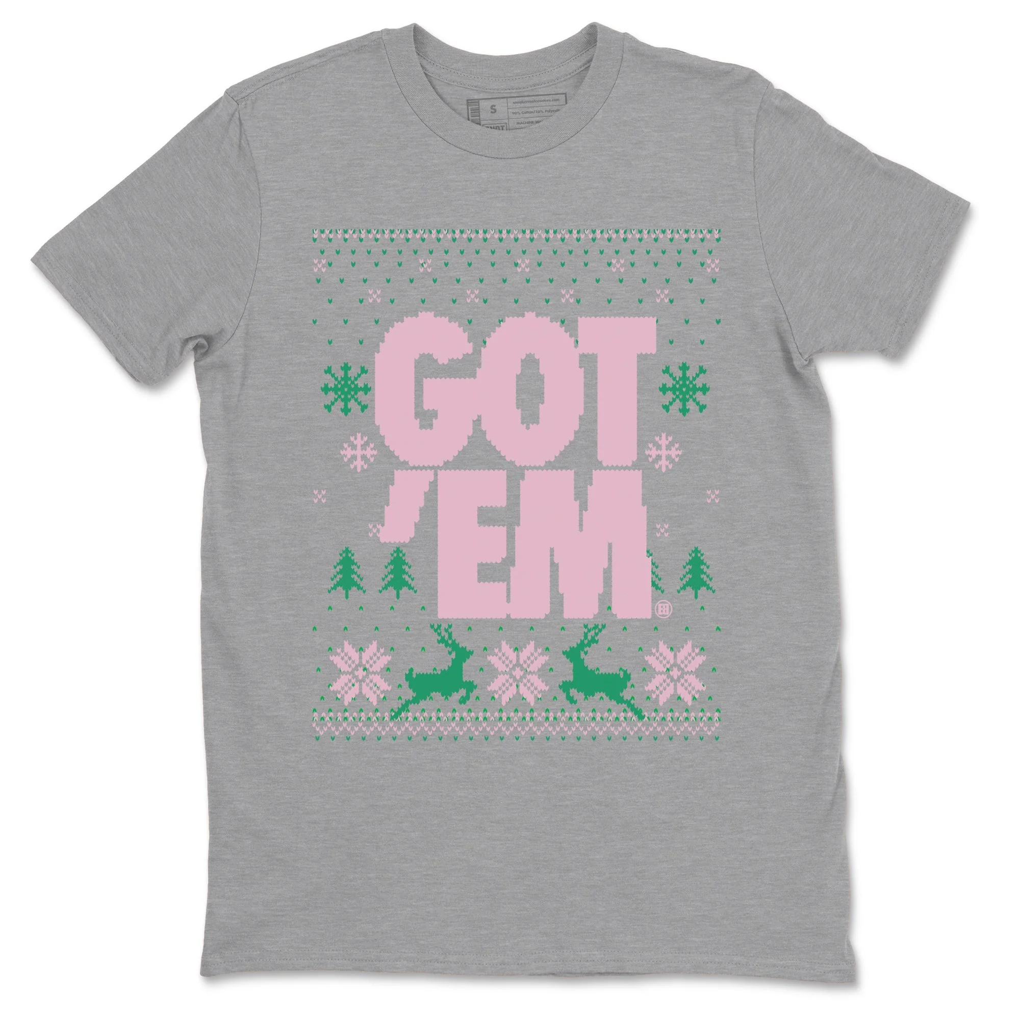 Got Em Ugly Sweater Sneaker Tees - Dunk Medium Soft Pink Malachite