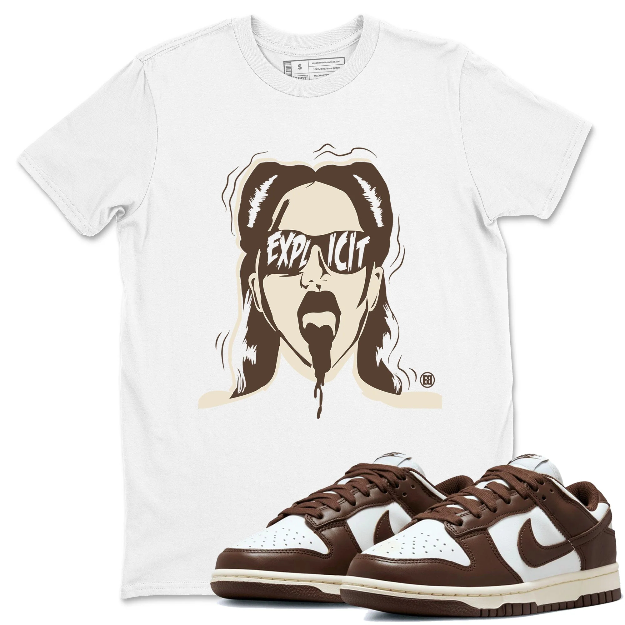 Explicit Sneaker Tee - Dunk Cacao Wow