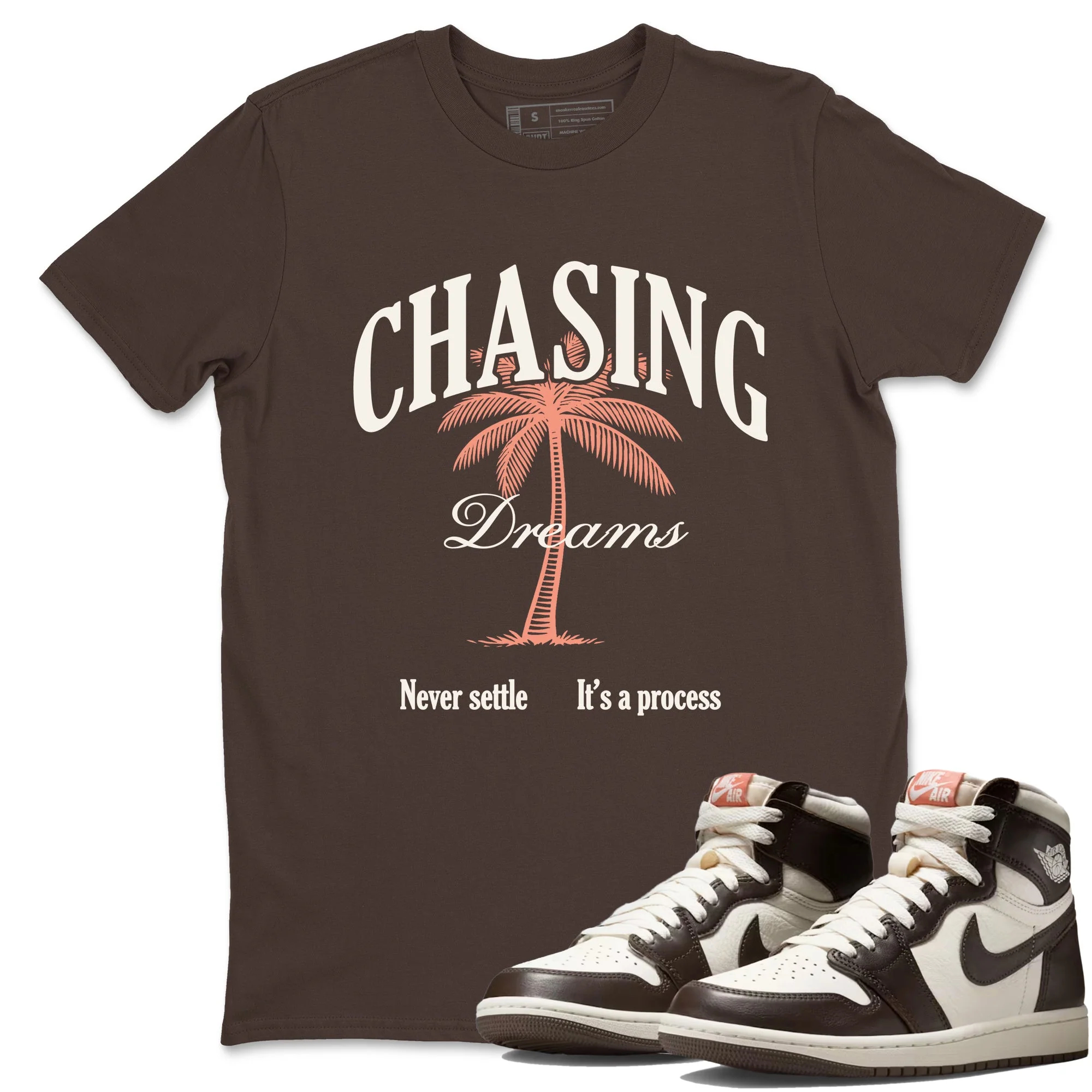 Chasing Dreams Sneaker Tees - Air Jordan 1 Baroque Brown