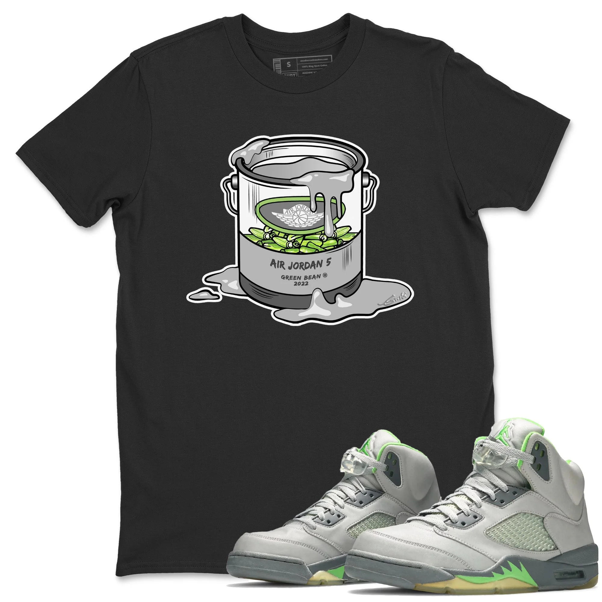 Bucket Unisex Tops - Air Jordan 5 Green Bean