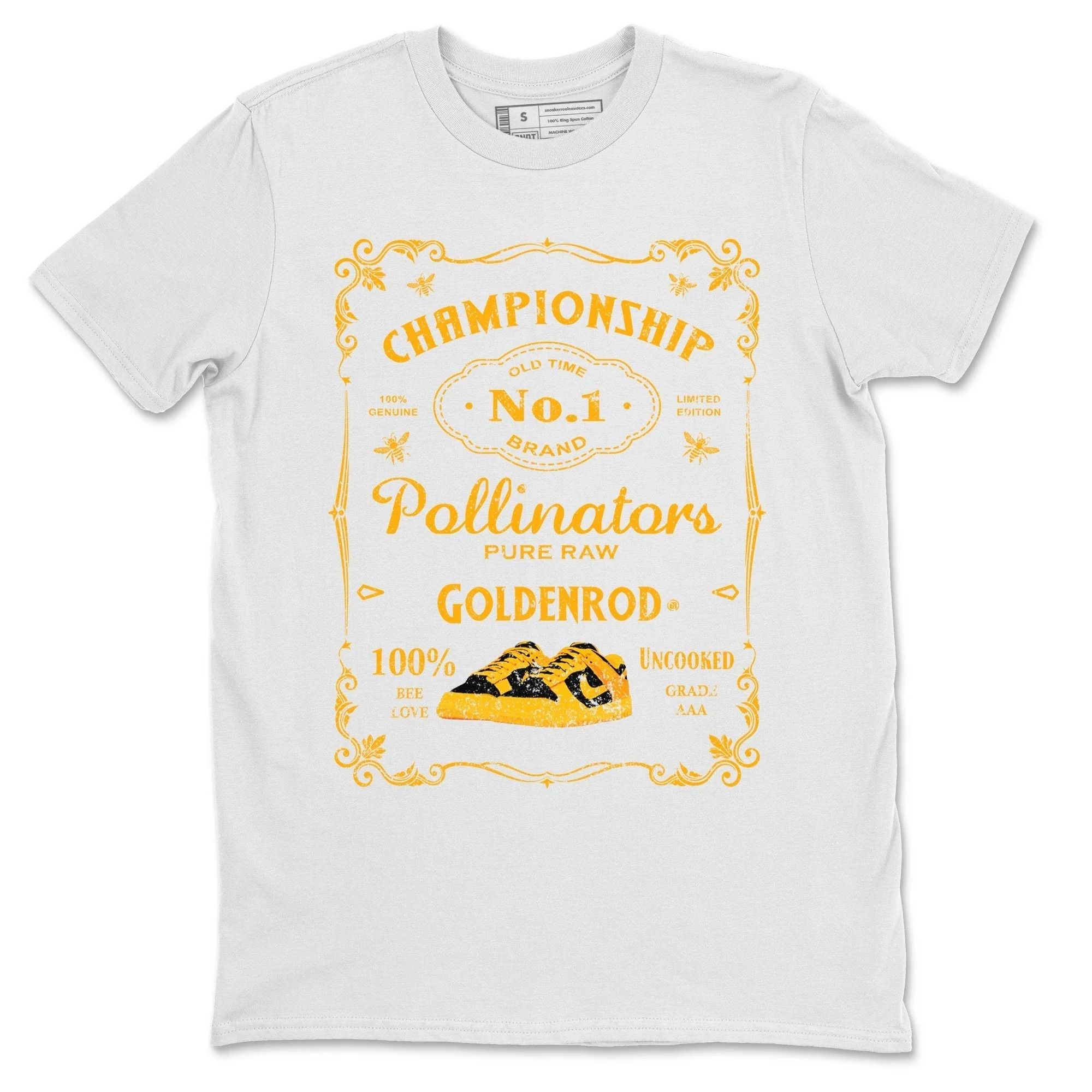 Sneaker Label Unisex Tops - Dunk Championship Goldenrod