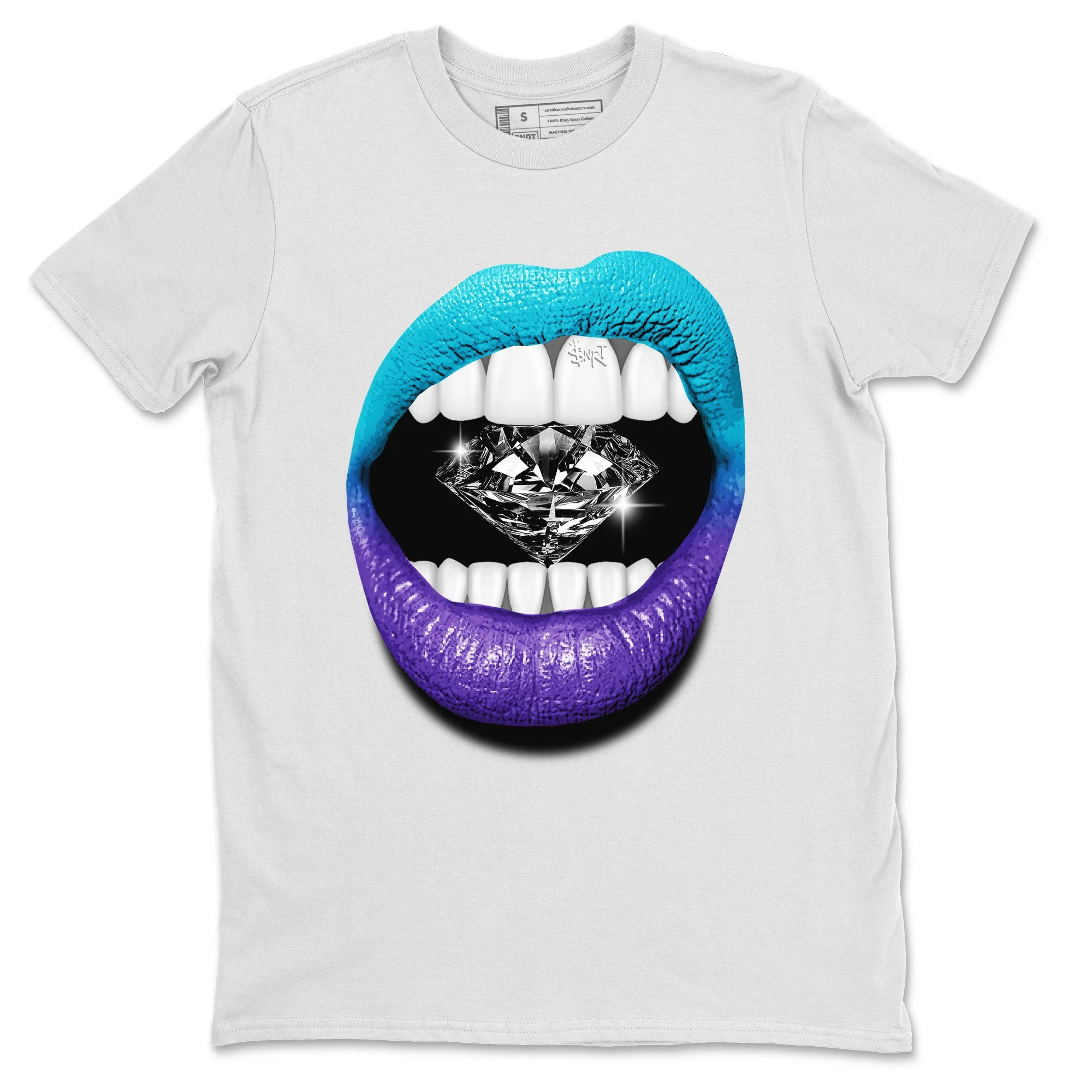 Lips Diamond Unisex Tops - Air Jordan 6 Aqua