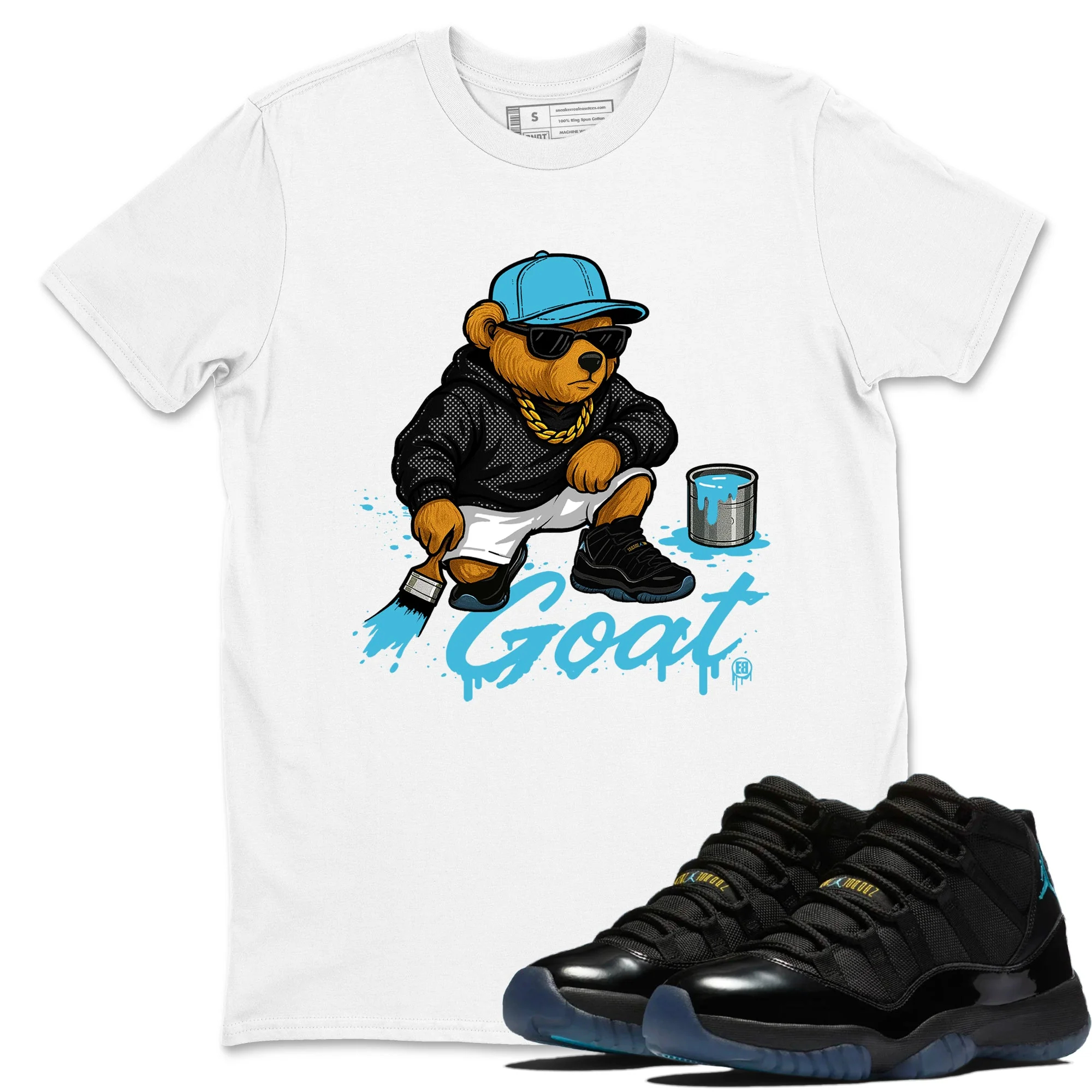 Drip the GOAT Sneaker Tees - Air Jordan 11 Gamma