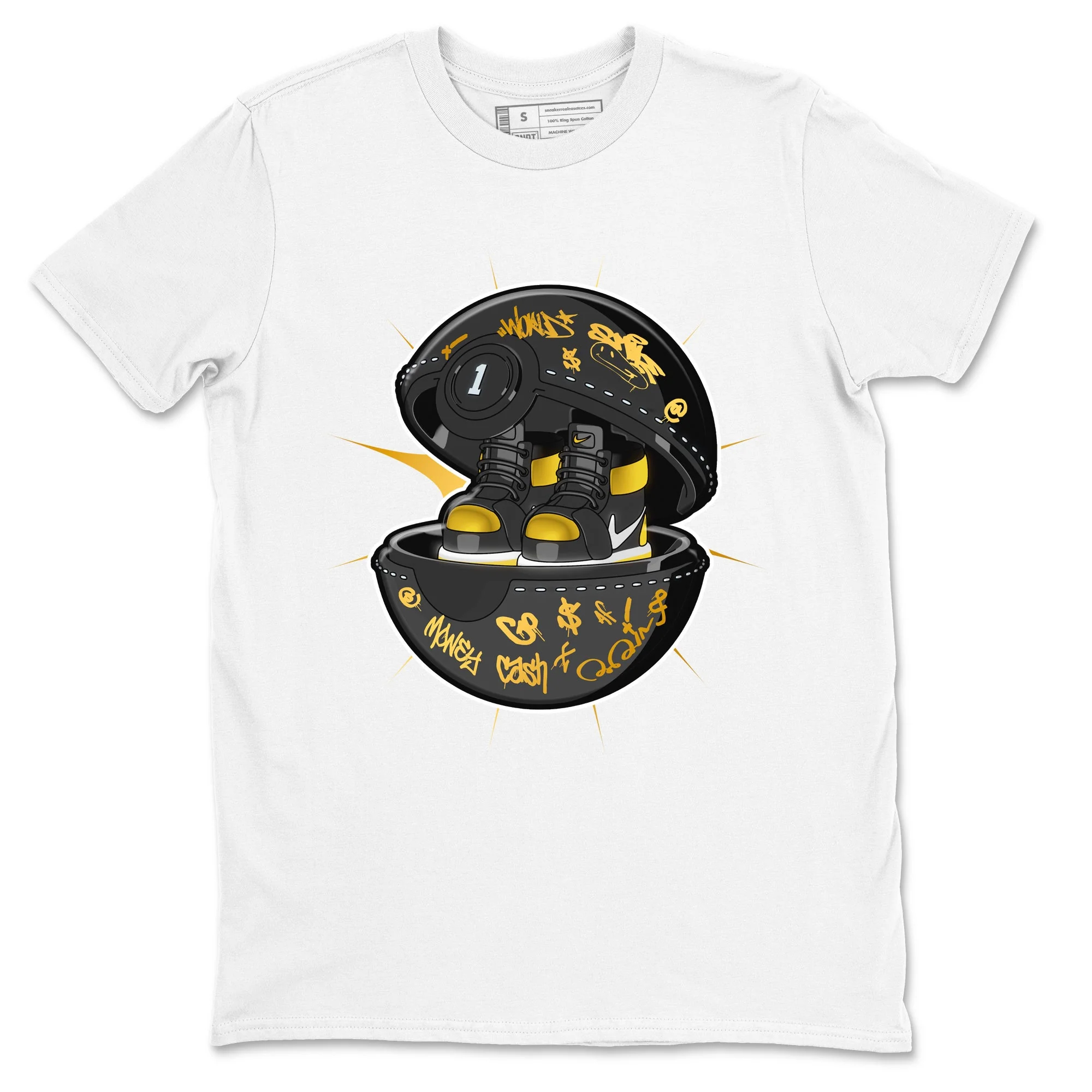 Sneaker Capsule Sneaker Tees - Air Jordan 1 Black Metallic Gold