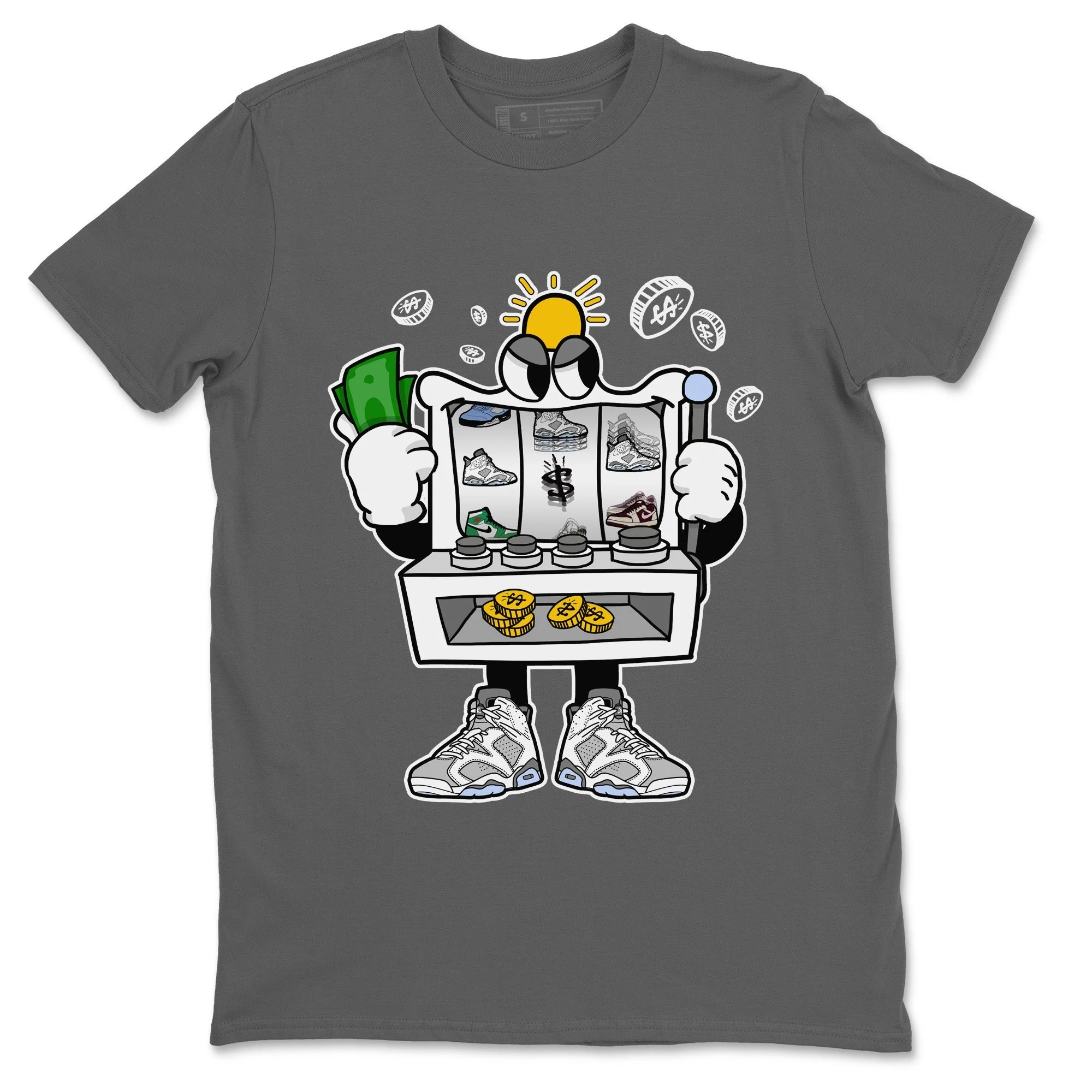 Slot Machine Unisex Tops - Air Jordan 6 Cool Grey