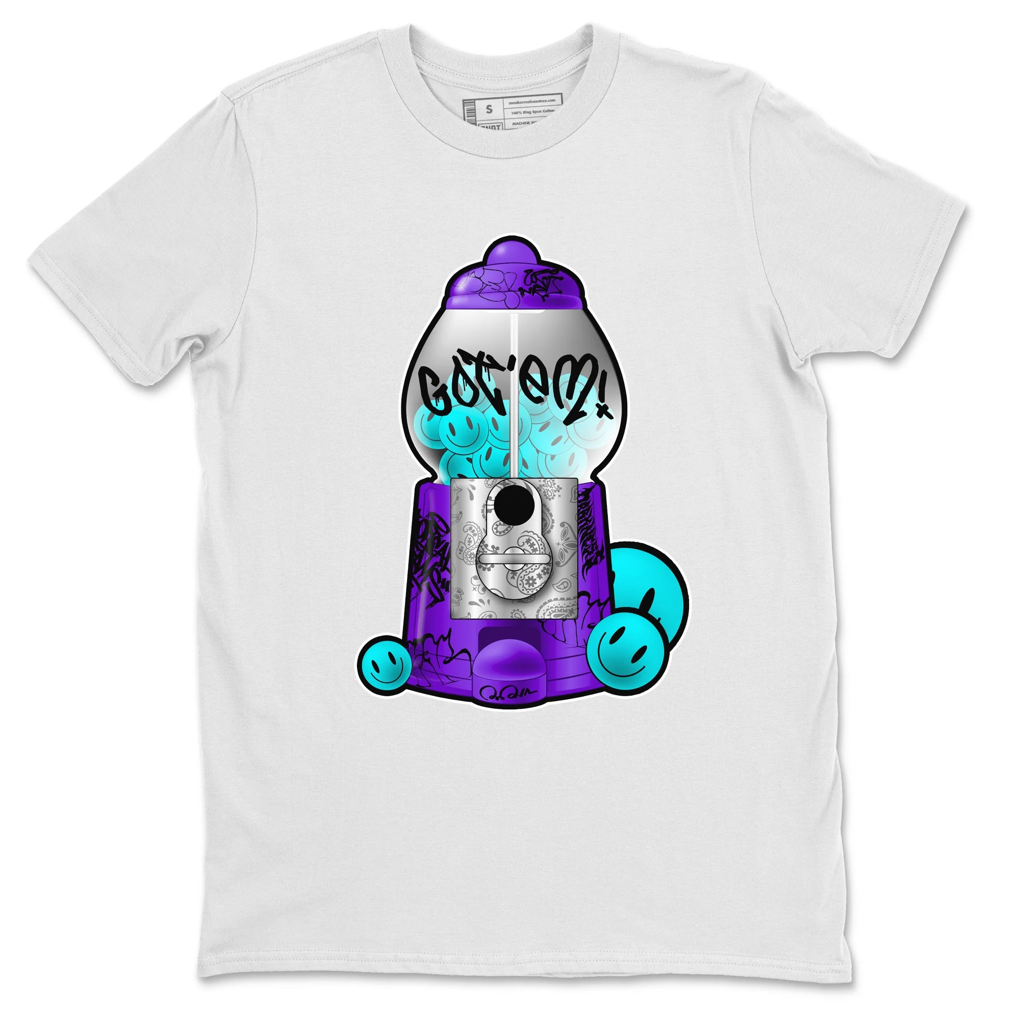 Gumball Machine Sneaker Tee - Air Jordan 6 Aqua
