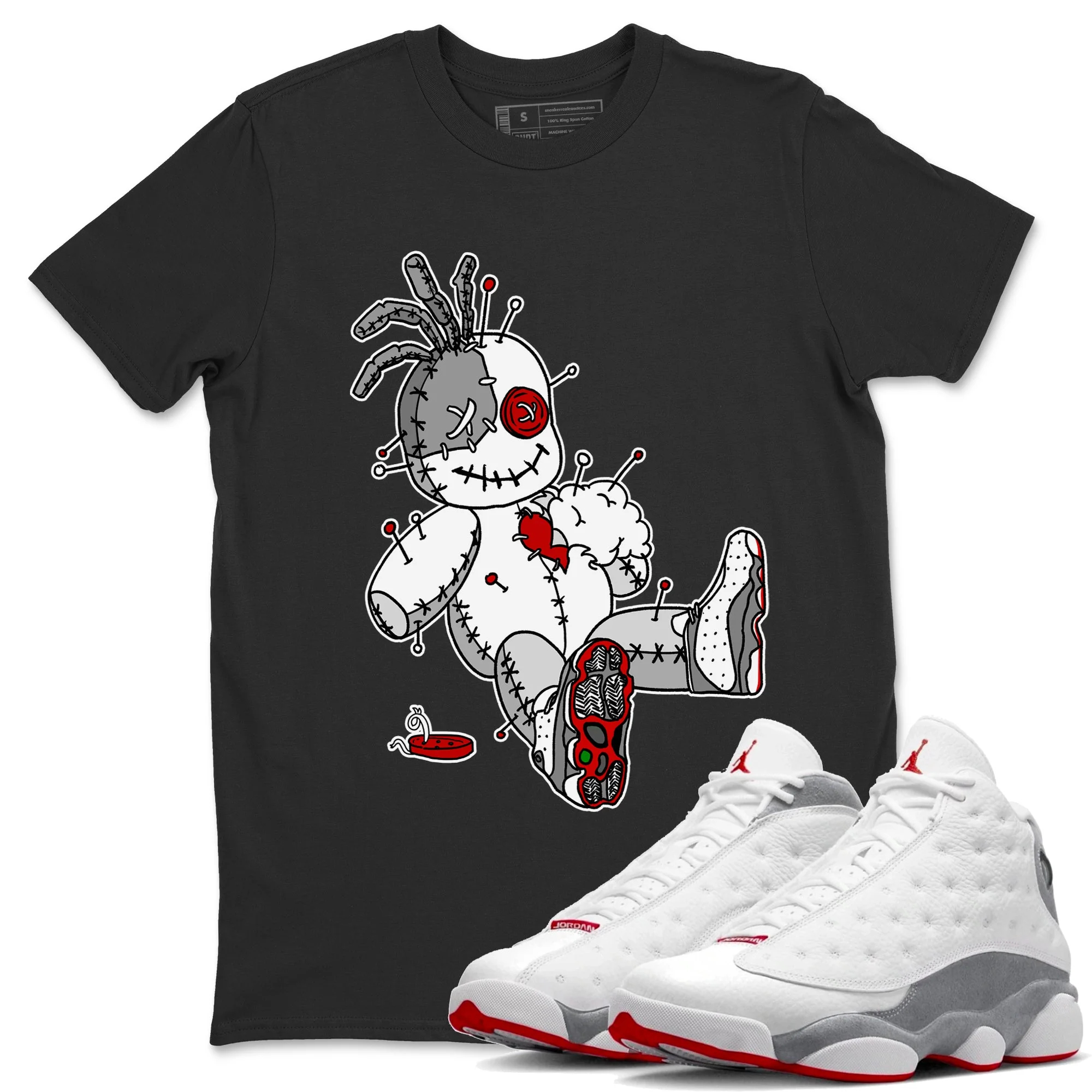 Voodoo Doll Unisex Tops - Air Jordan 13 Wolf Grey