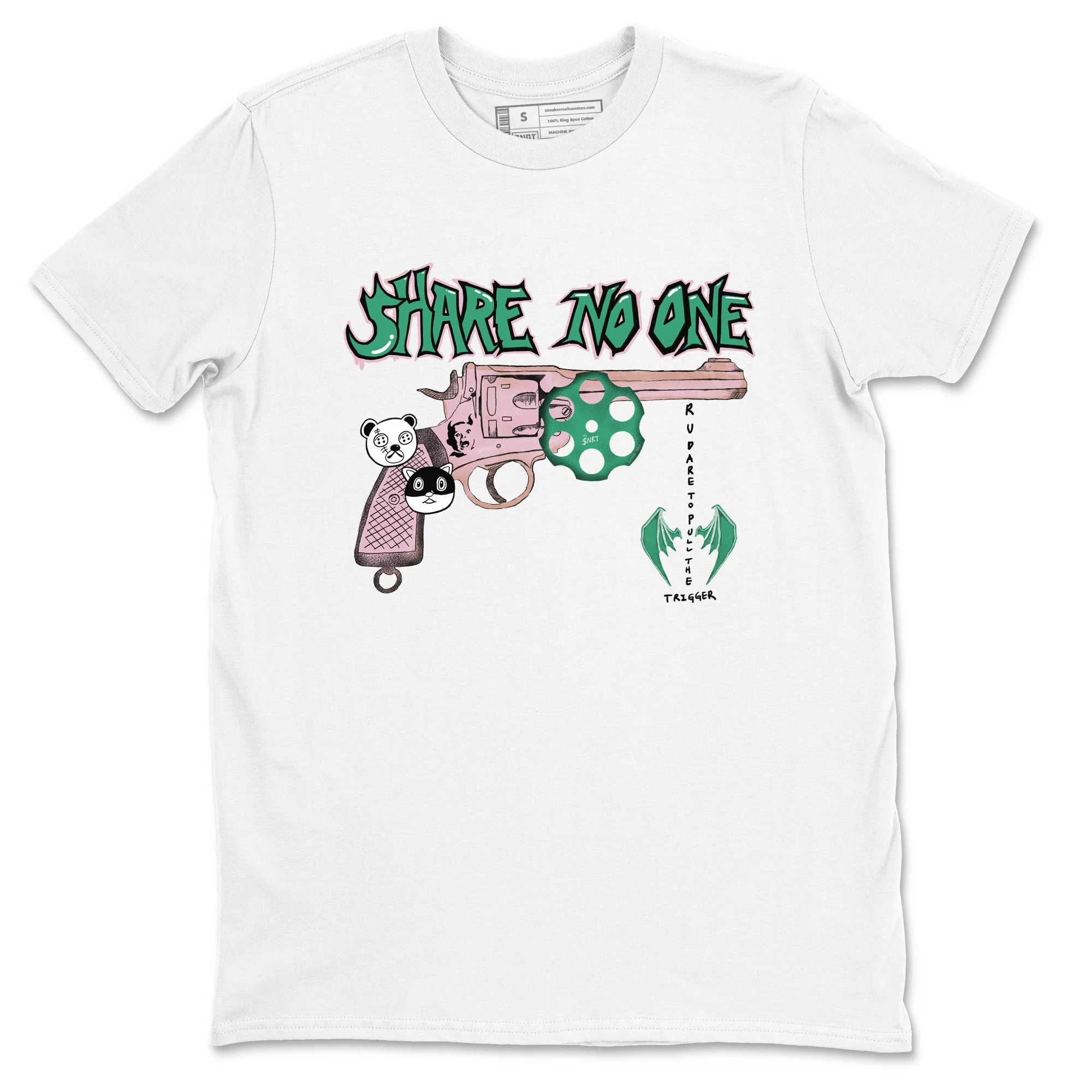 Share No One Sneaker Tees - Dunk Medium Soft Pink Malachite