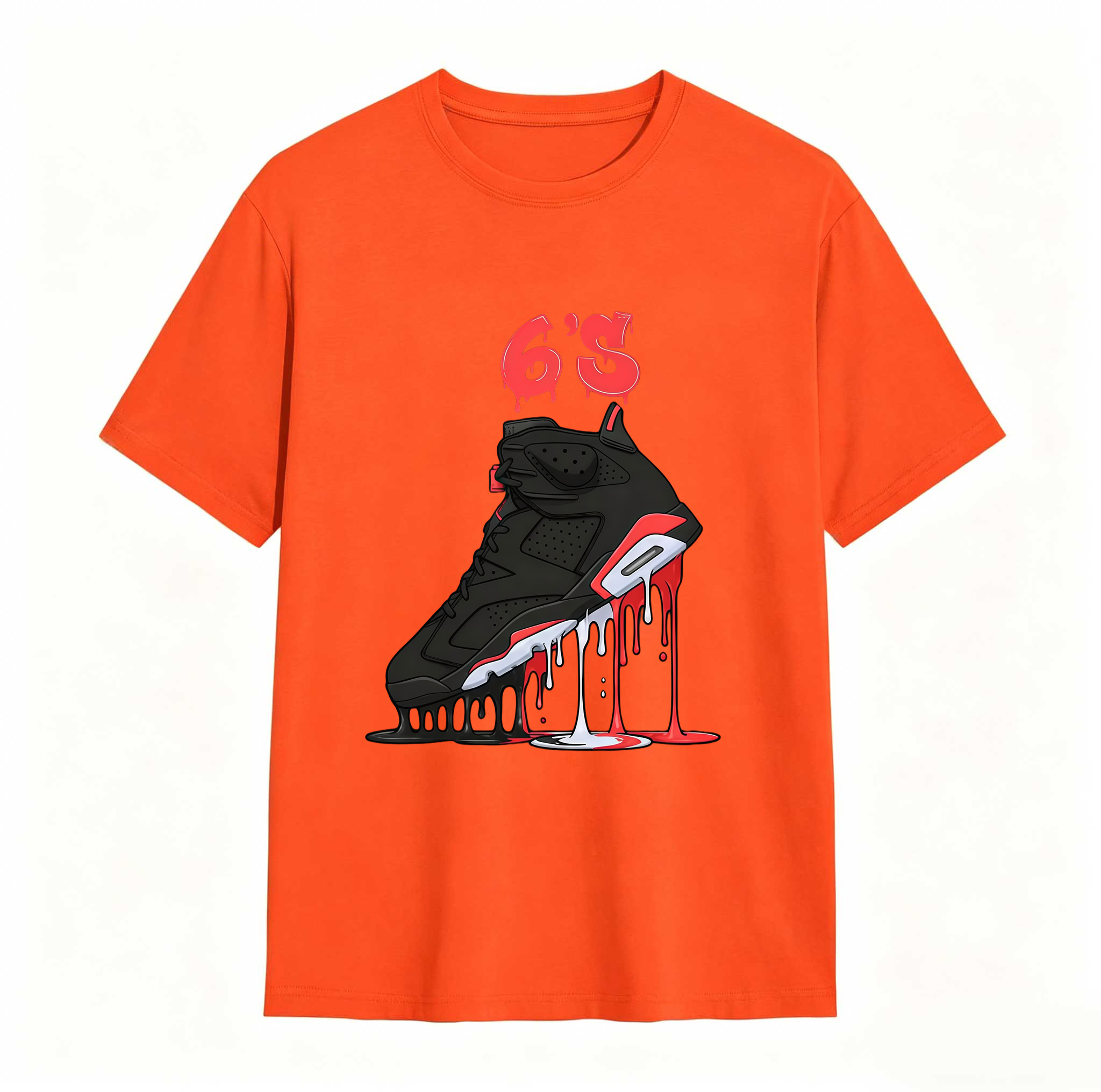 Retro Infrared Salesman 6s - Dripping 6'S Sneaker Match Tshirt, Retro Infrared Salesman 6s Matching Sneaker Tee Shirt