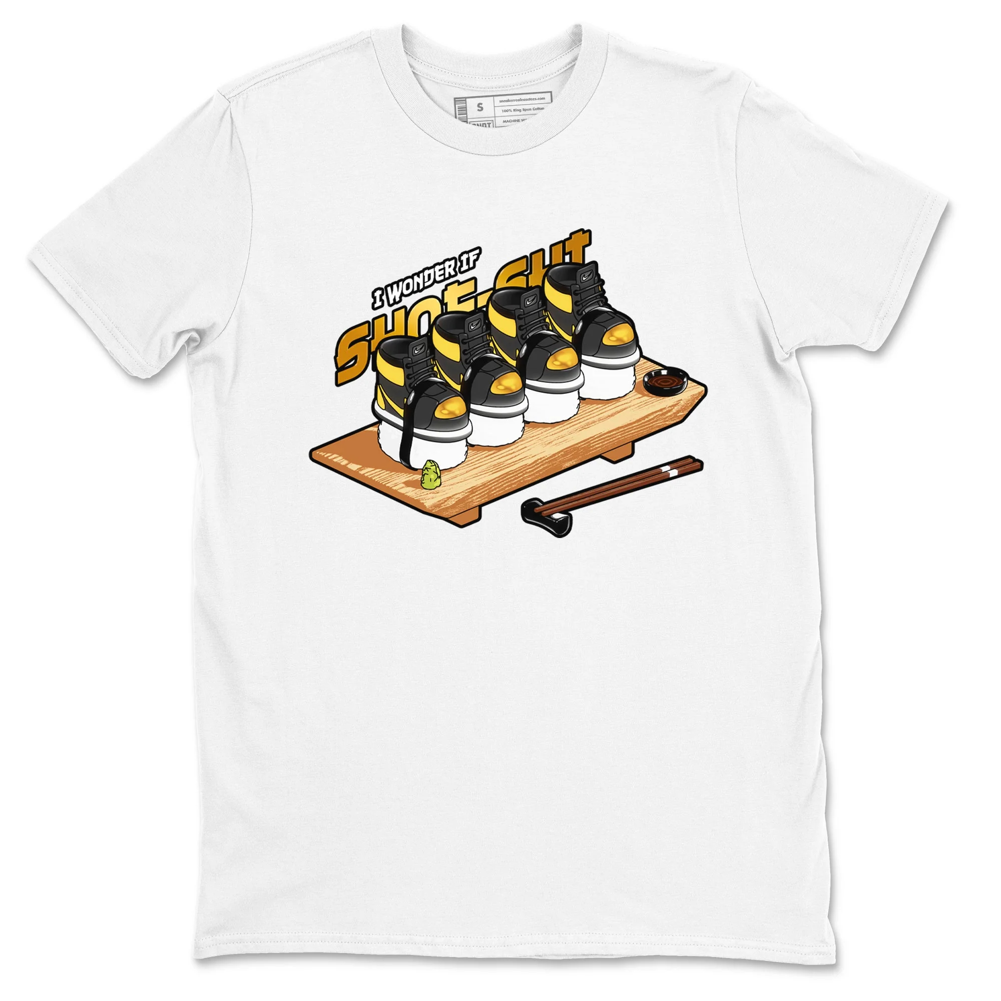 Shoe-Shi Sneaker Tees - Air Jordan 1 Black Metallic Gold